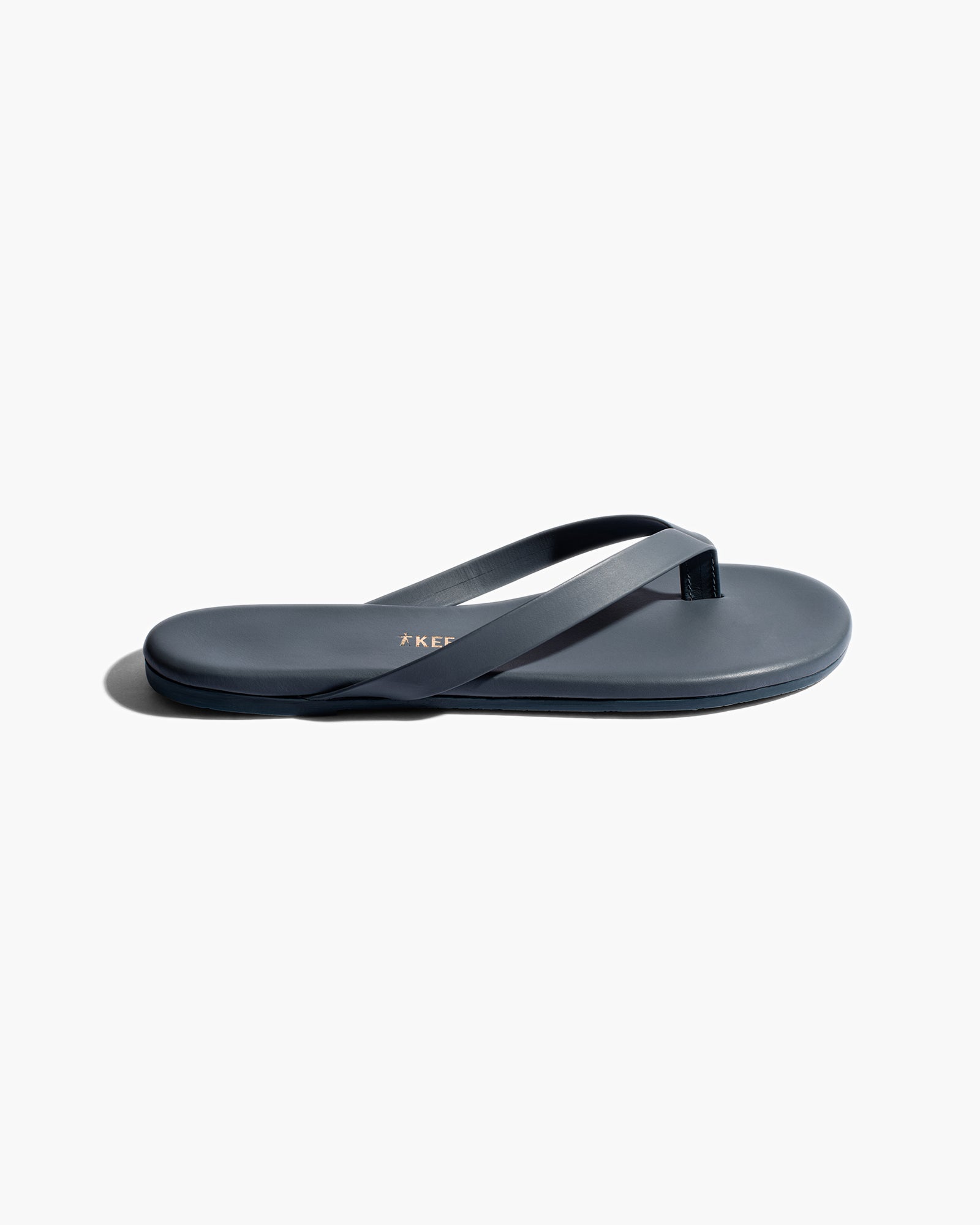 TKEES Boyfriend Flip Flops Damen Blau | ROKSZVJ-91