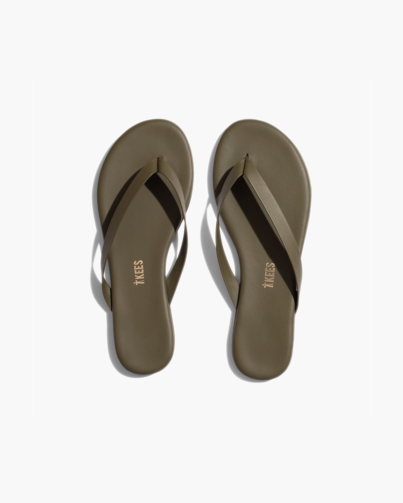 TKEES Boyfriend Flip Flops Damen Grün | HOWVCIB-32