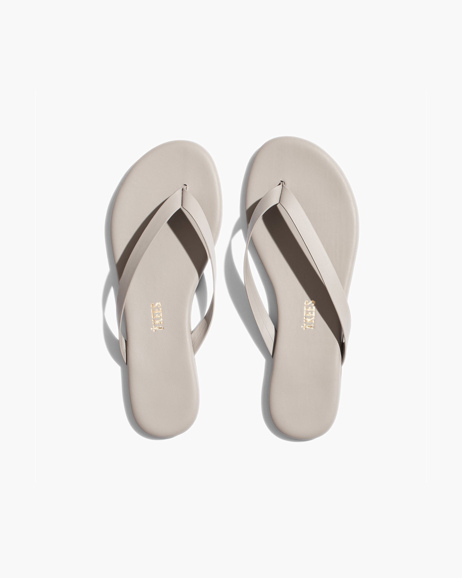 TKEES Boyfriend Flip Flops Damen Weiß | TIOGHVN-43