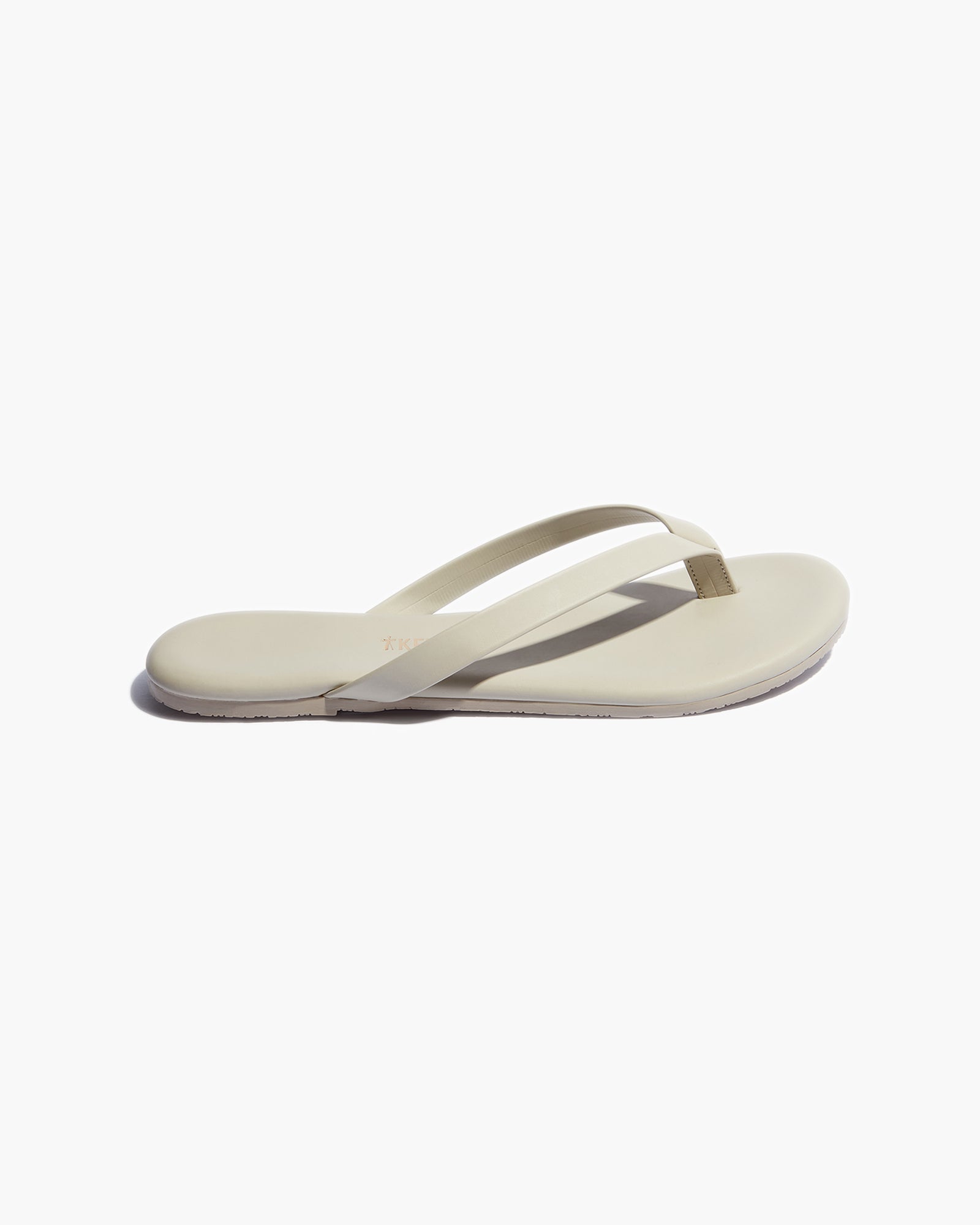 TKEES Boyfriend Vegan Flip Flops Damen Grau | PKNYAUD-01