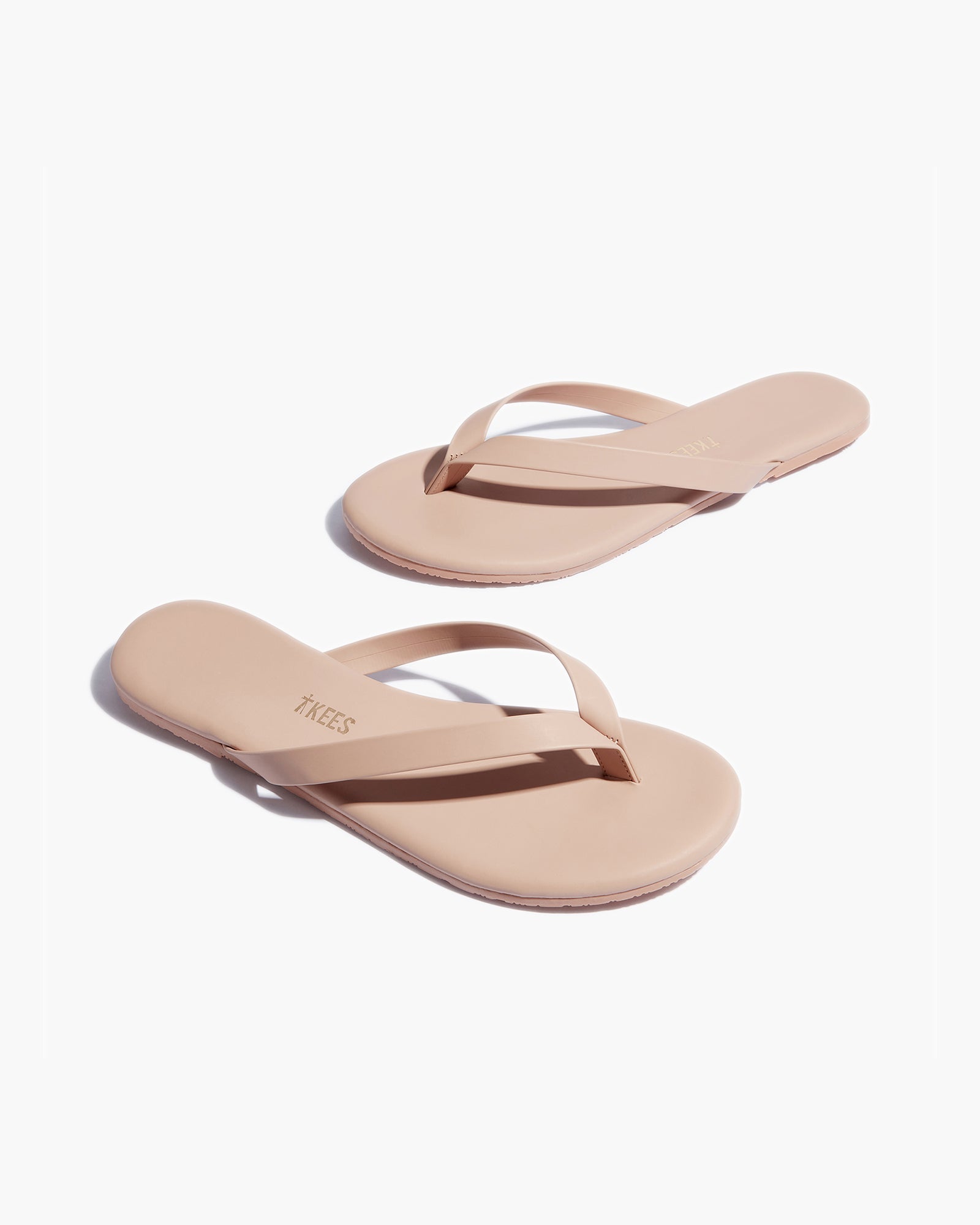 TKEES Boyfriend Vegan Flip Flops Damen Rosa | IOJHGSU-31