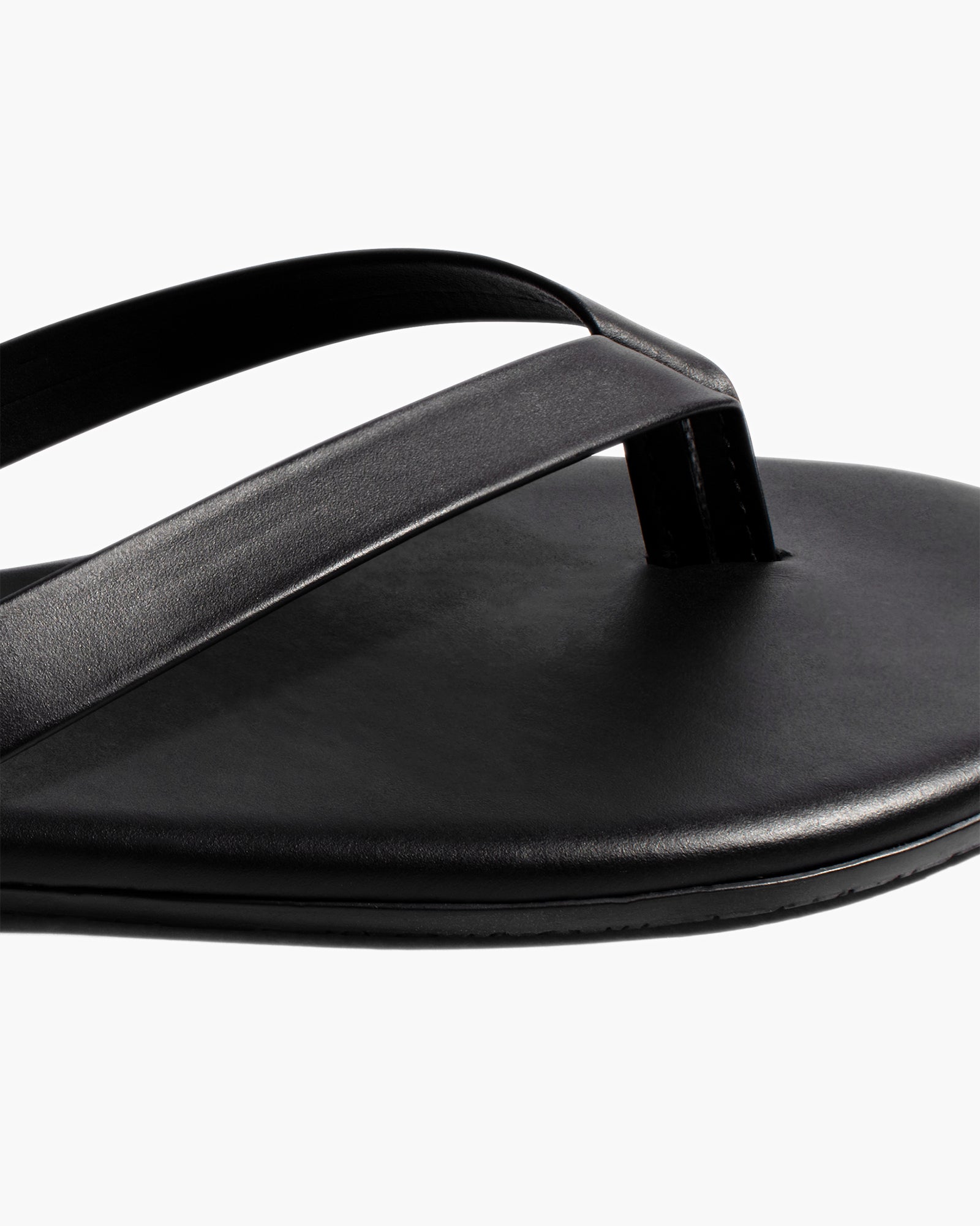 TKEES Boyfriend Vegan Flip Flops Damen Schwarz | MGICVHJ-15