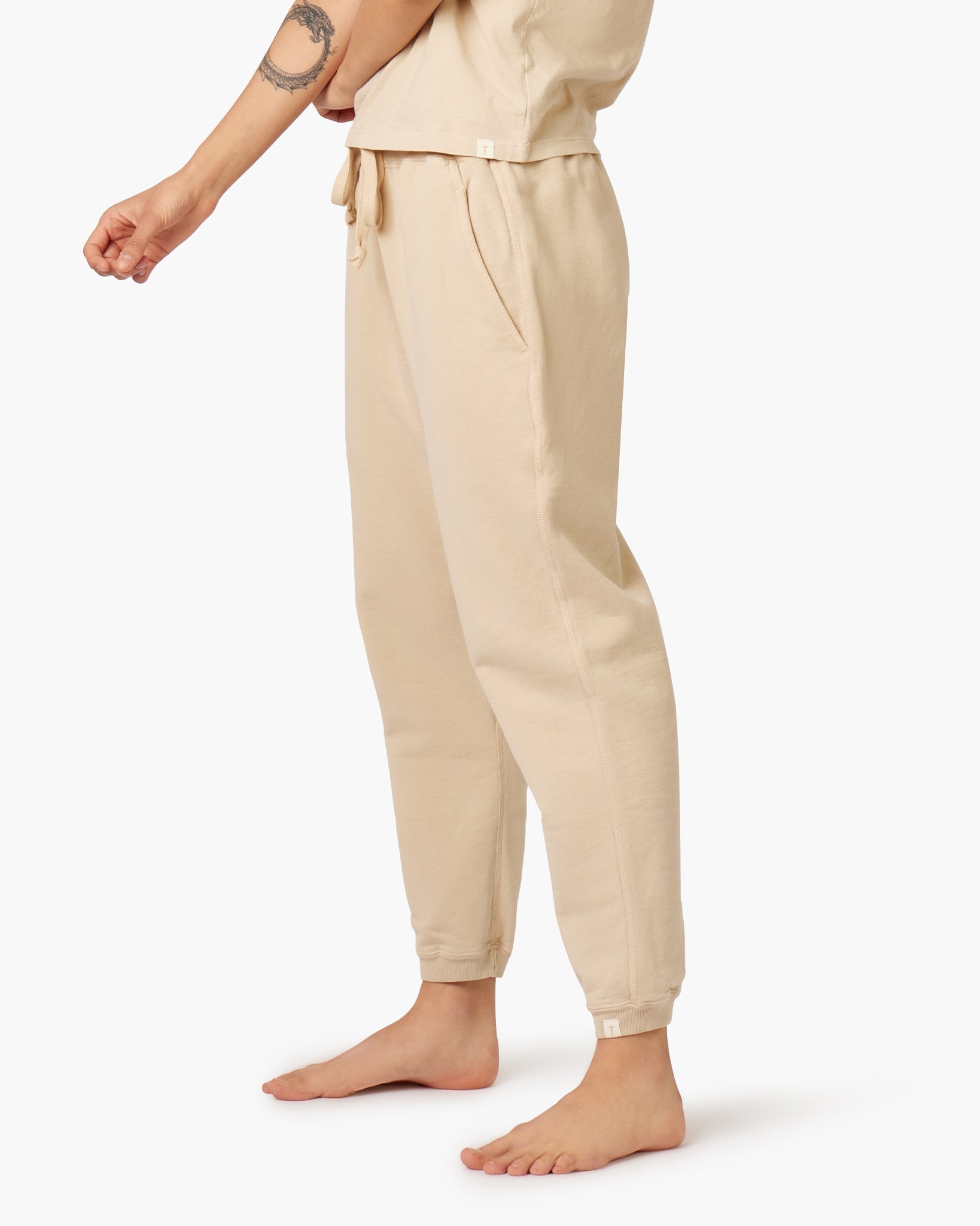 TKEES Core Jogginghose Damen Khaki | BCITYSP-20