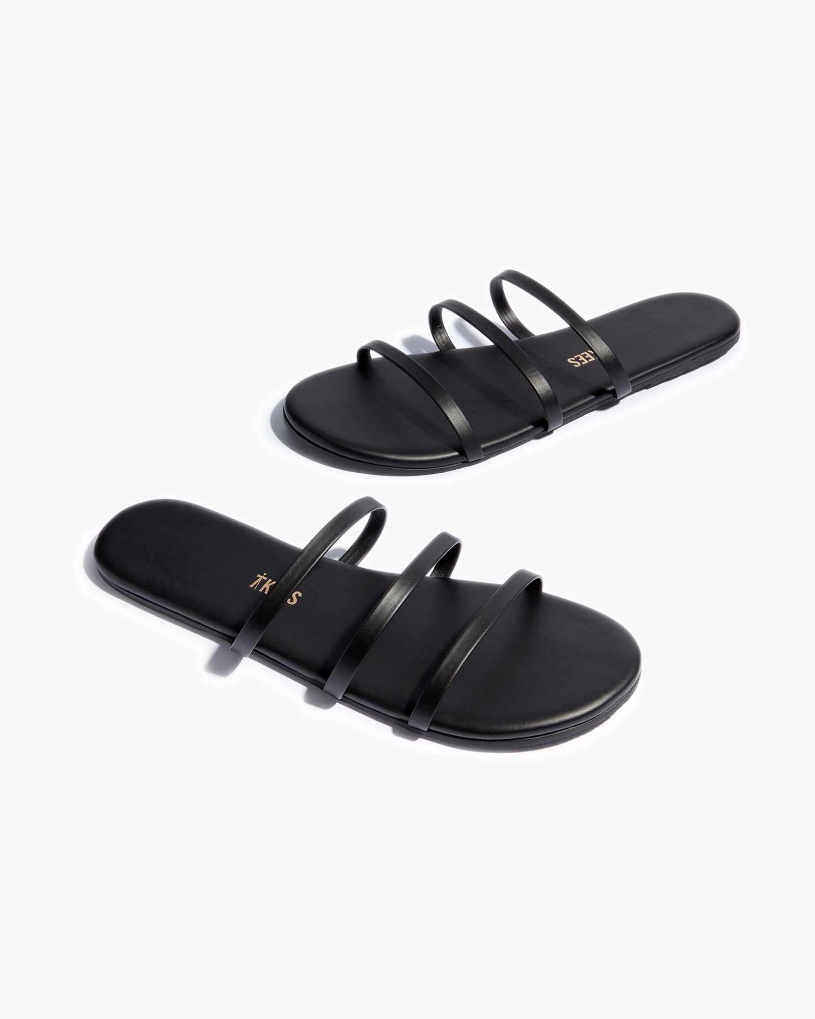 TKEES Emma Sandalen Damen Schwarz | QKHFBVN-49