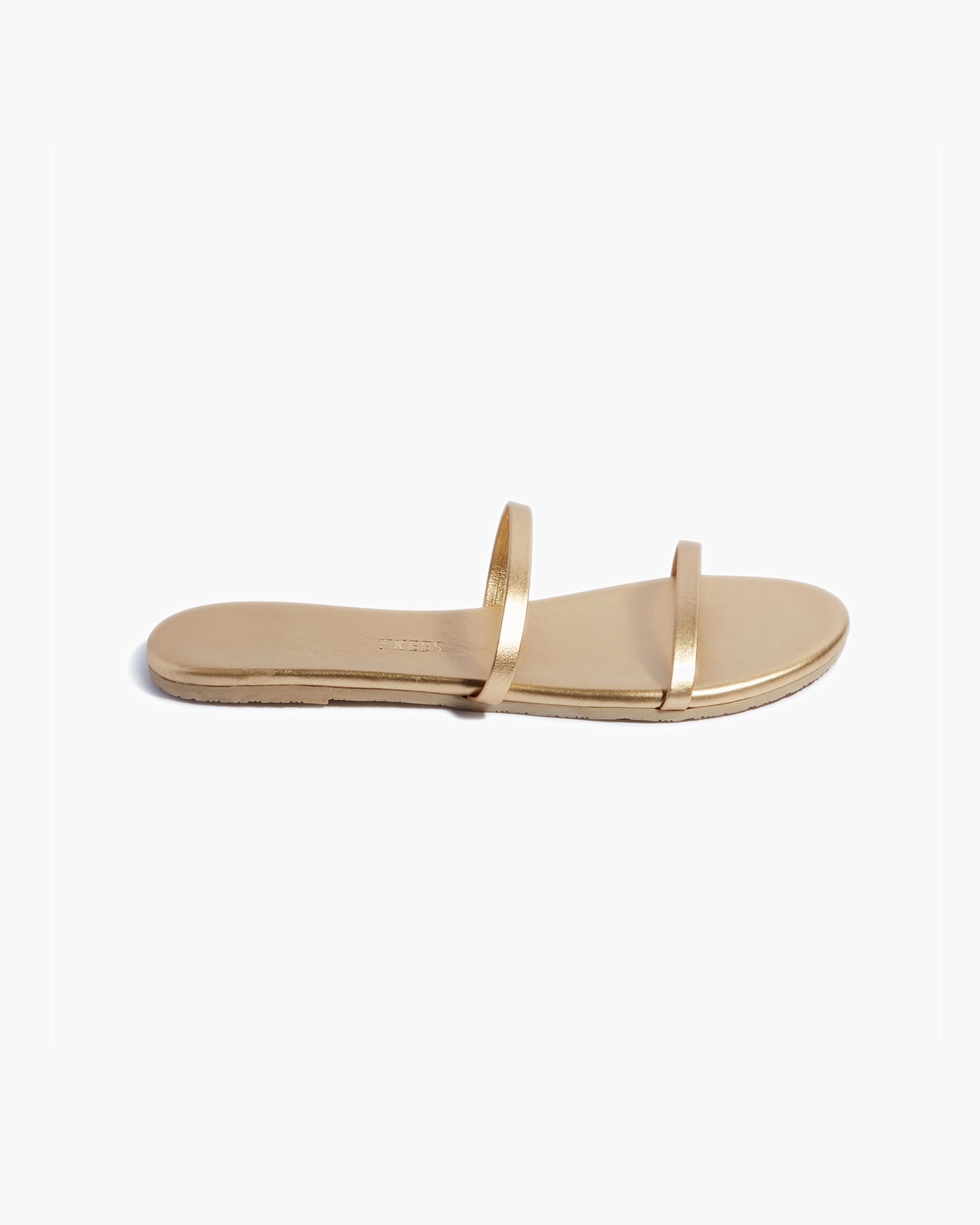 TKEES Gemma Metallics Sandalen Damen Gold | LXYEWVM-54