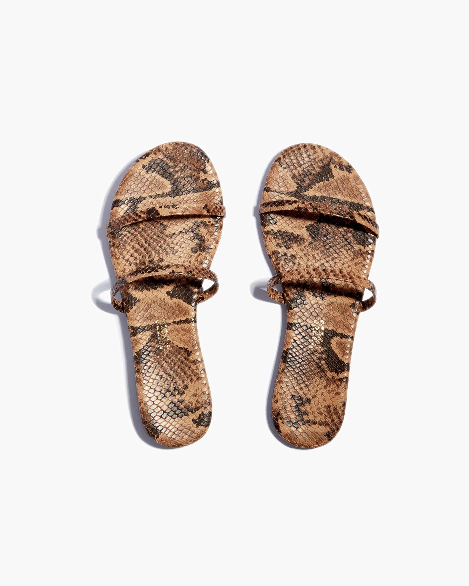 TKEES Gemma Vegan Animal Sandalen Damen Schlangenoptik | FMLVXQI-41