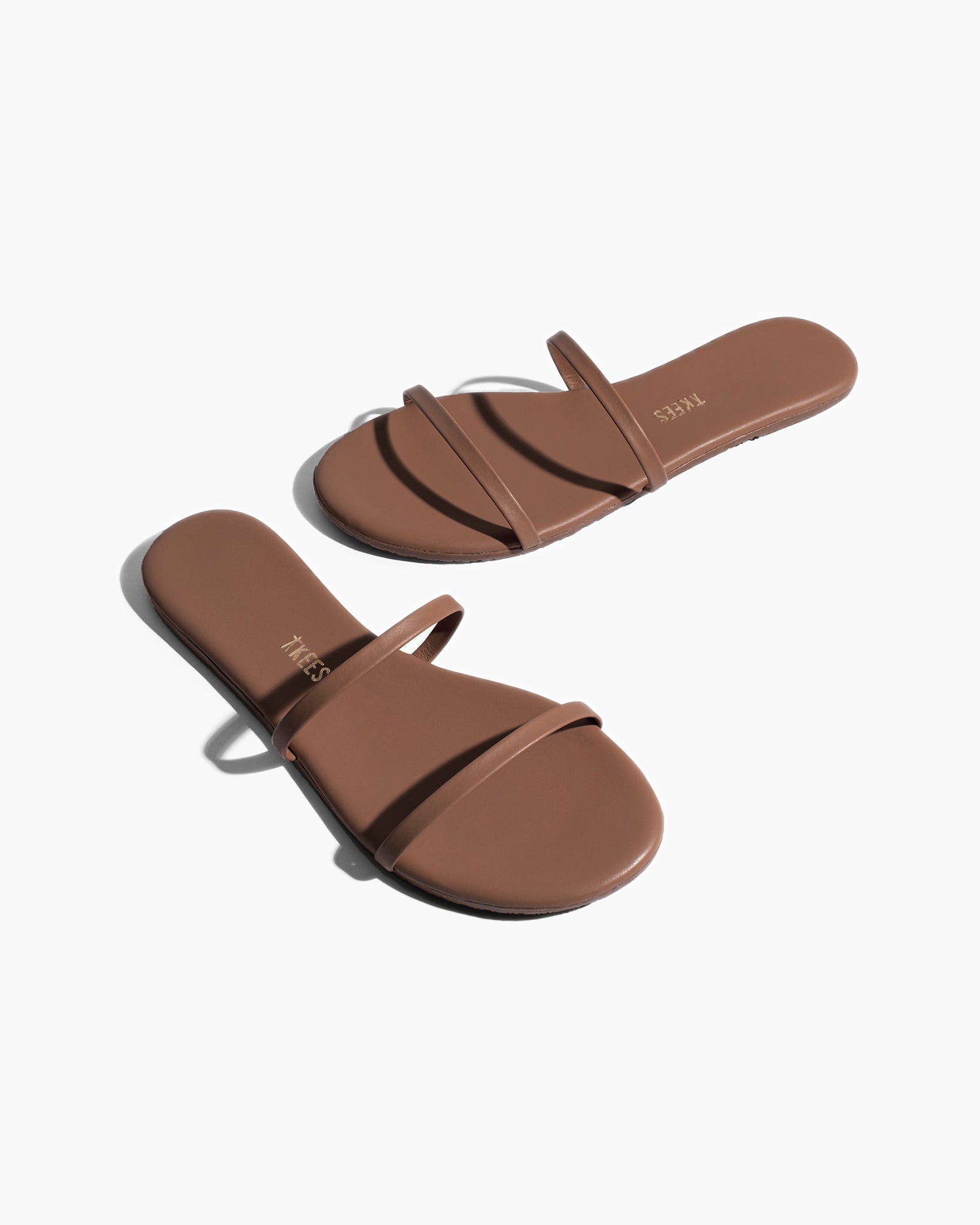 TKEES Gemma Vegan Sandalen Damen Braun | ELWPMFJ-36