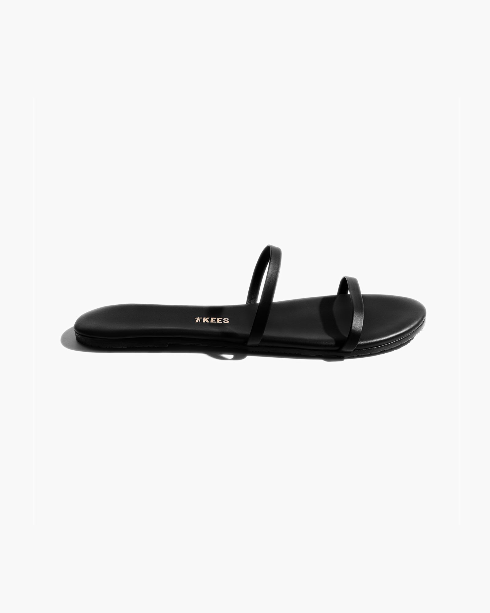 TKEES Gemma Vegan Sandalen Damen Schwarz | JTCHRMV-30