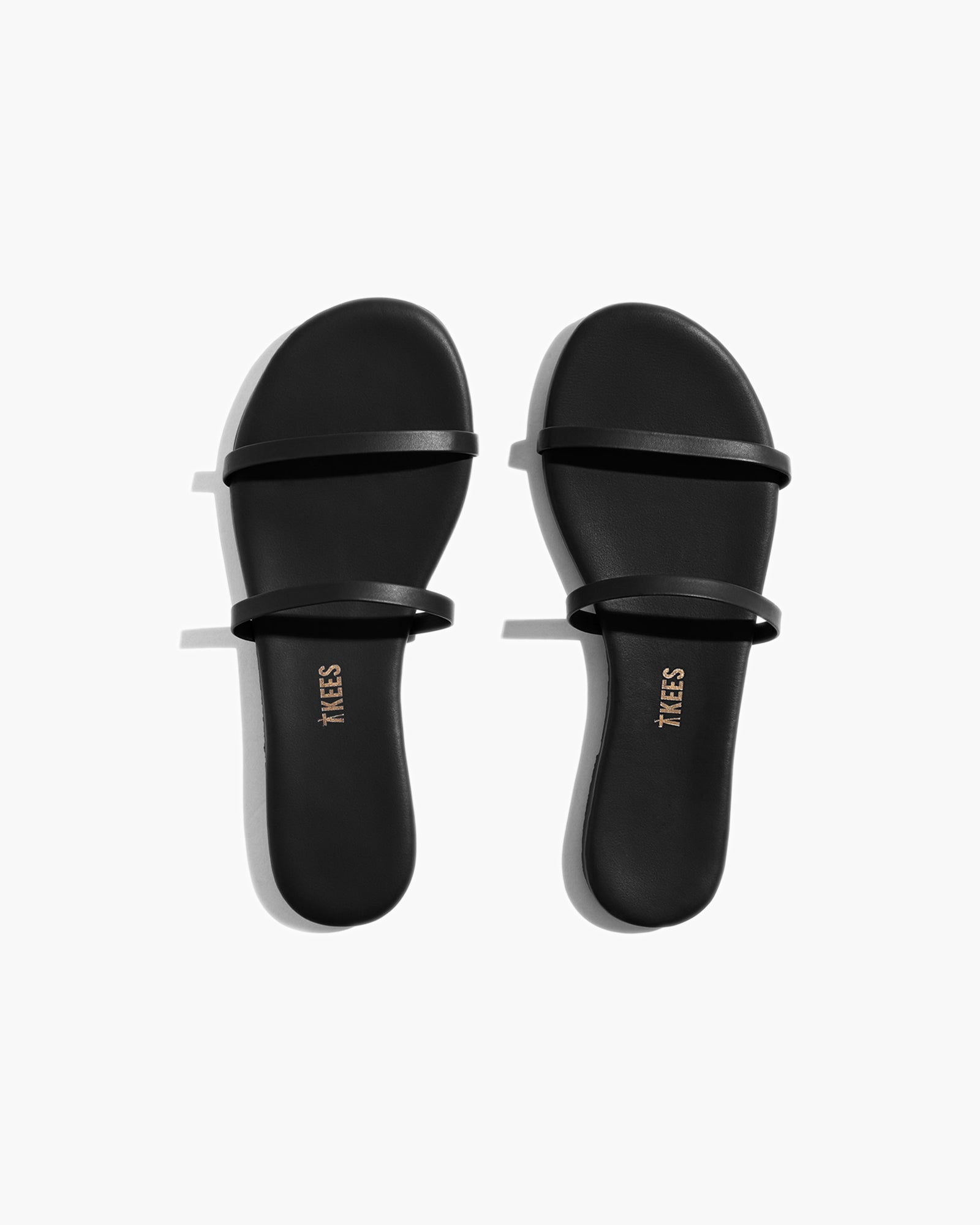 TKEES Gemma Vegan Sandalen Damen Schwarz | JTCHRMV-30