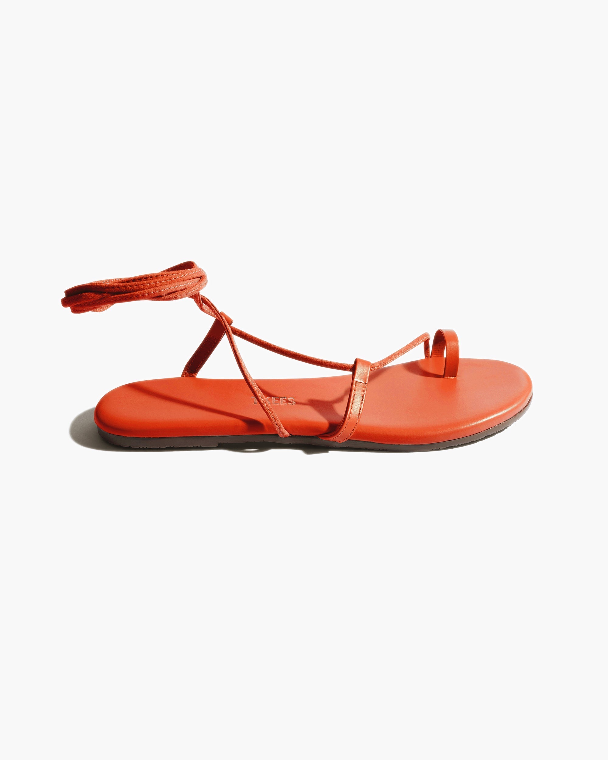 TKEES Jo Pigments Sandalen Damen Orange | KMLDOIB-94