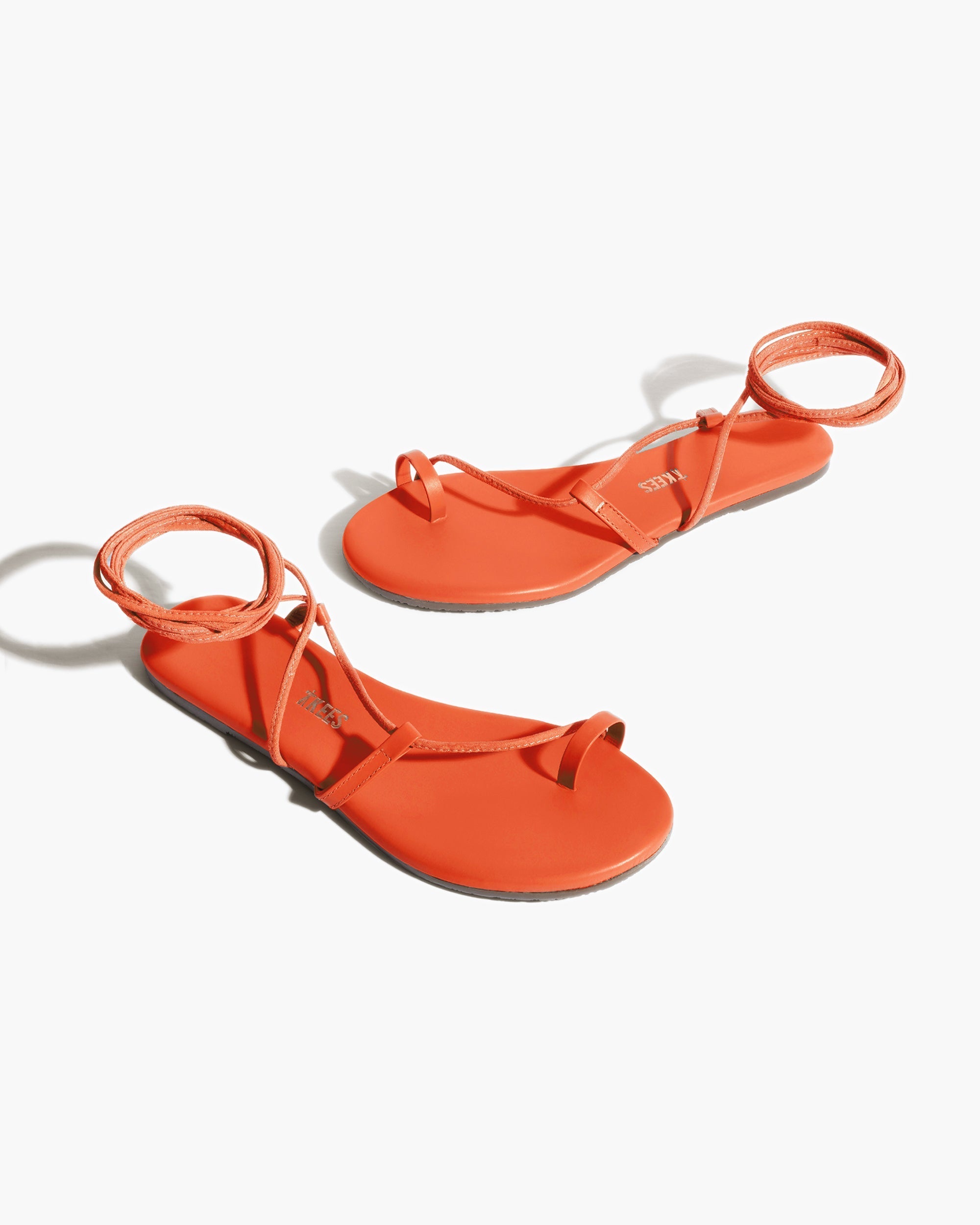 TKEES Jo Pigments Sandalen Damen Orange | KMLDOIB-94