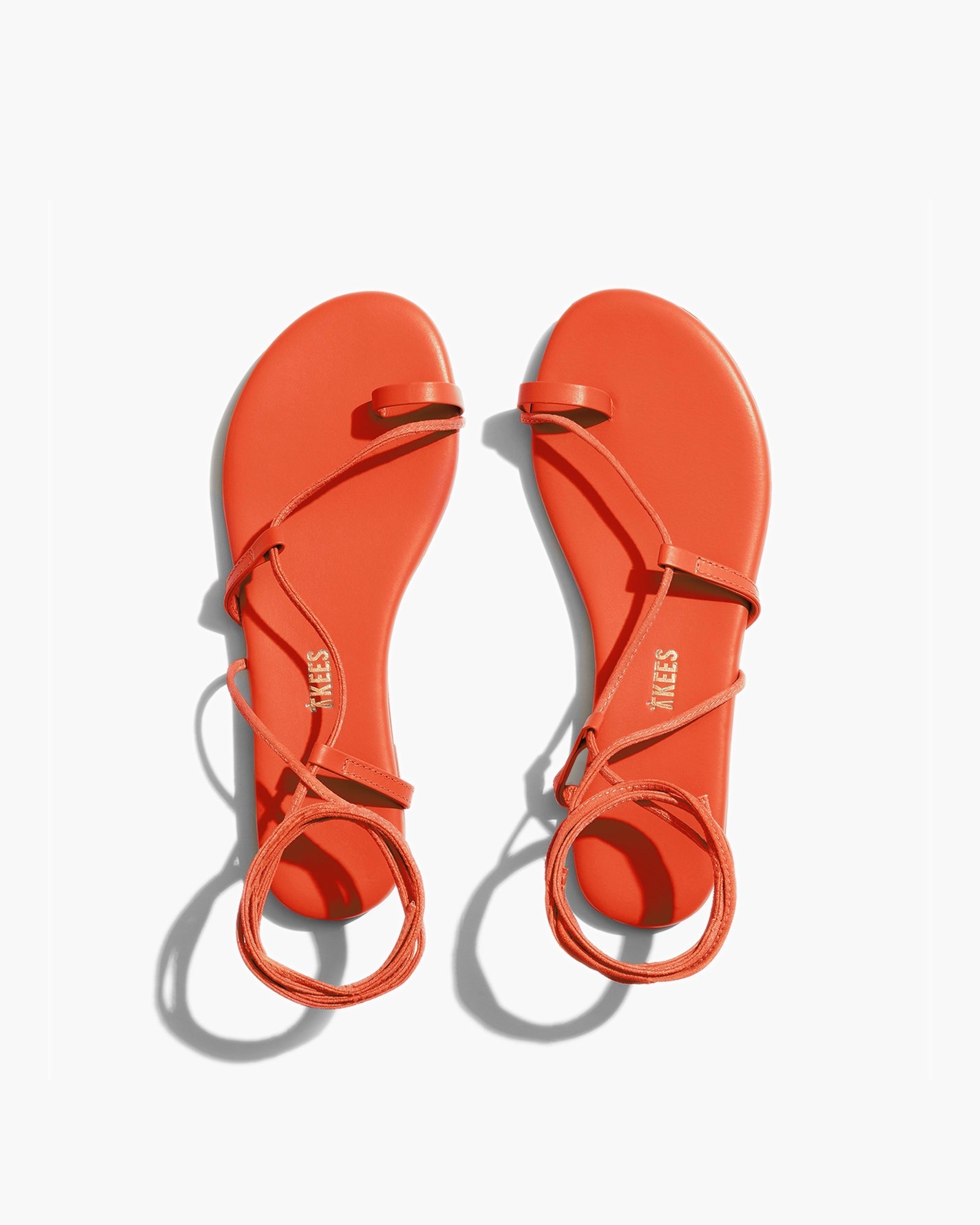 TKEES Jo Pigments Sandalen Damen Orange | KMLDOIB-94