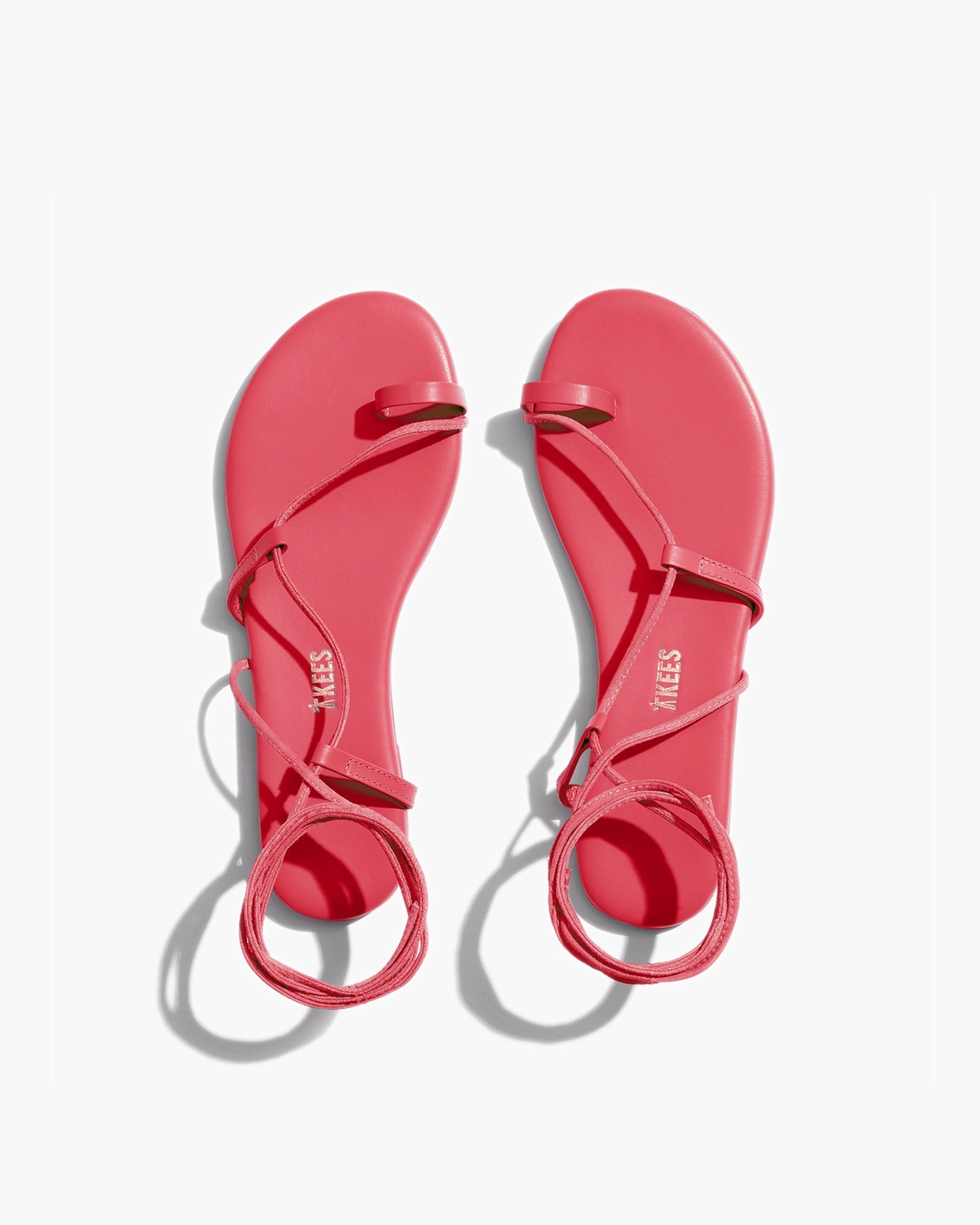 TKEES Jo Pigments Sandalen Damen Rosa | WXRBSZM-54