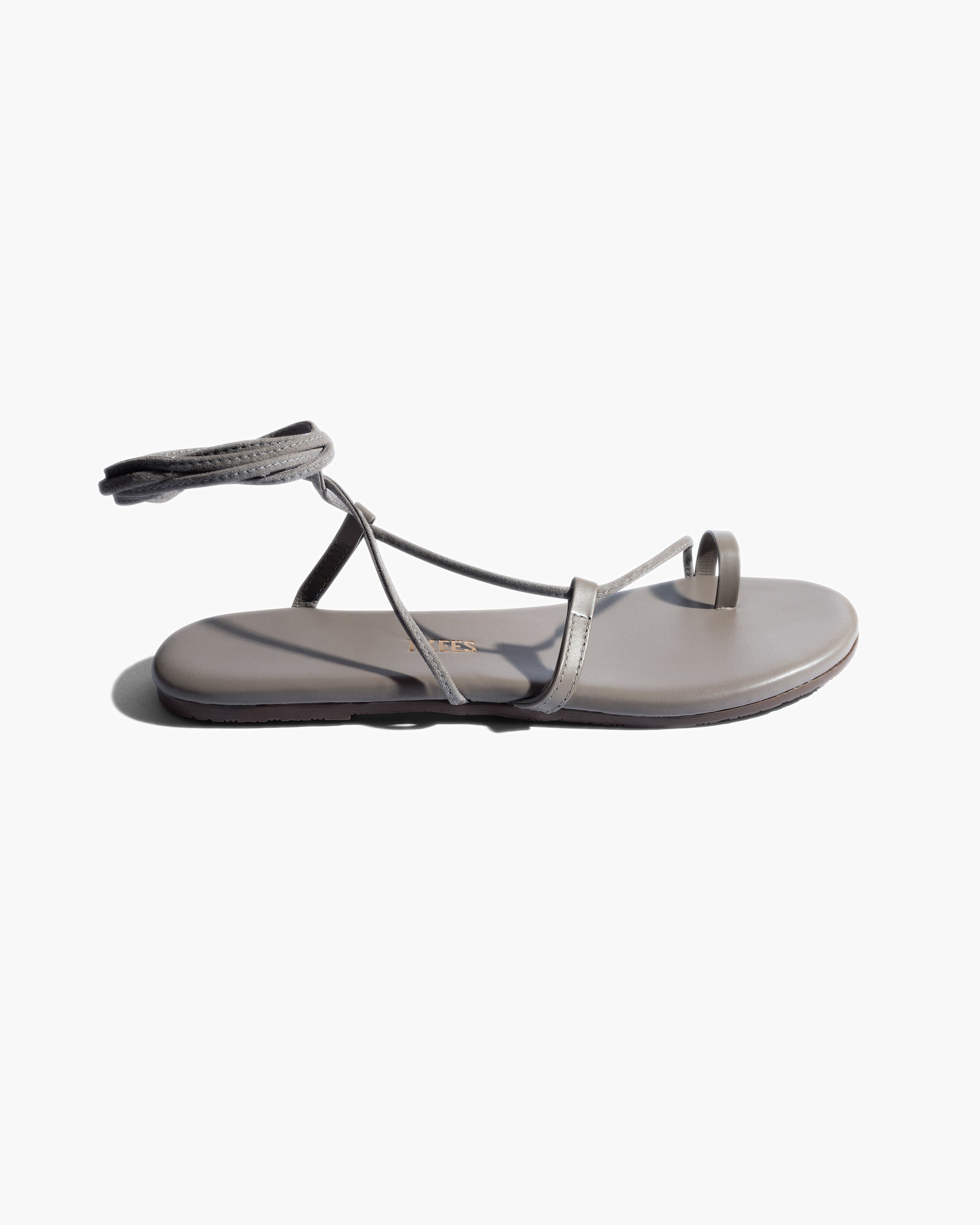 TKEES Jo Sandalen Damen Khaki | CMSBJNW-42