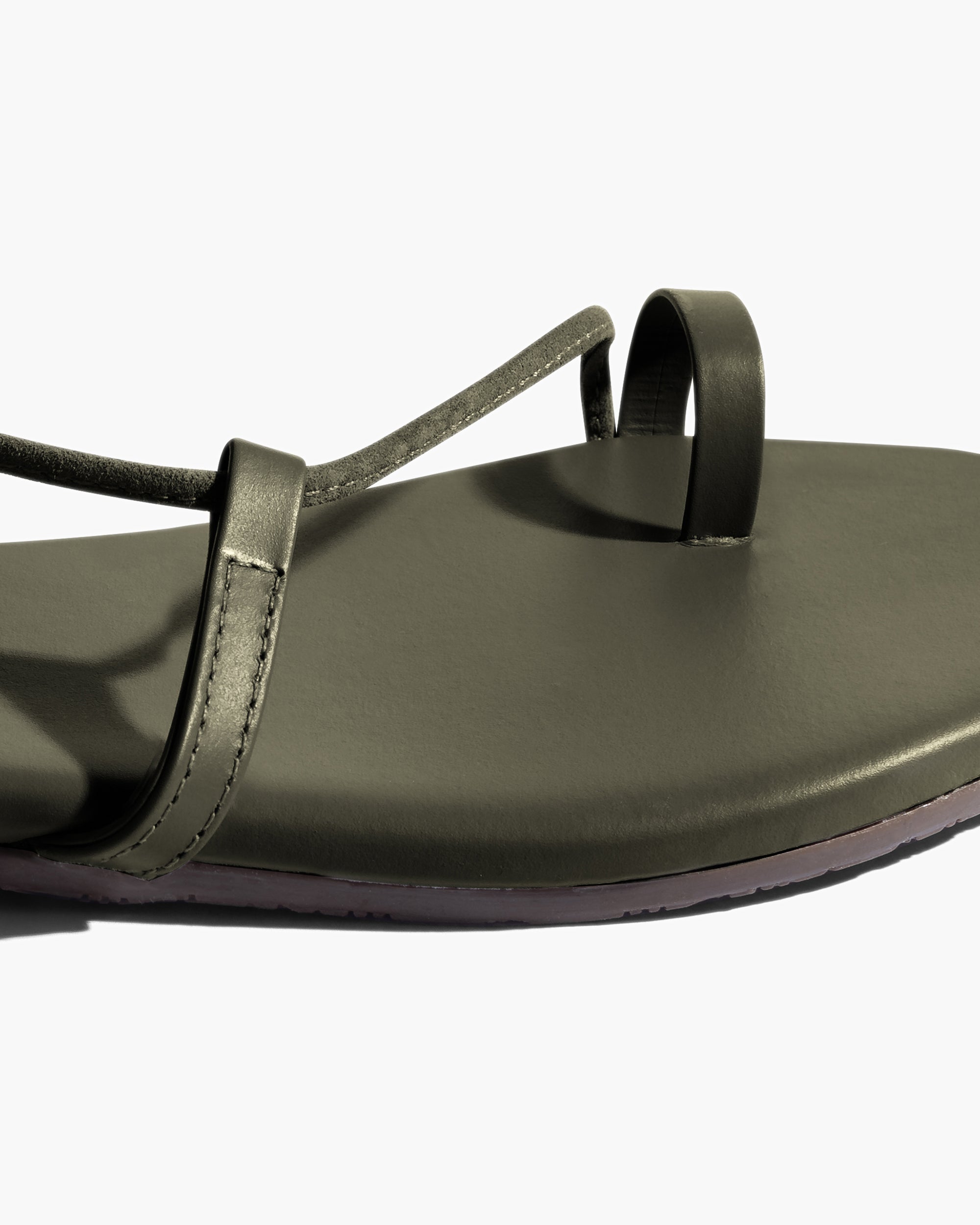 TKEES Jo Sandalen Damen Olivgrün | YJIMGAO-51