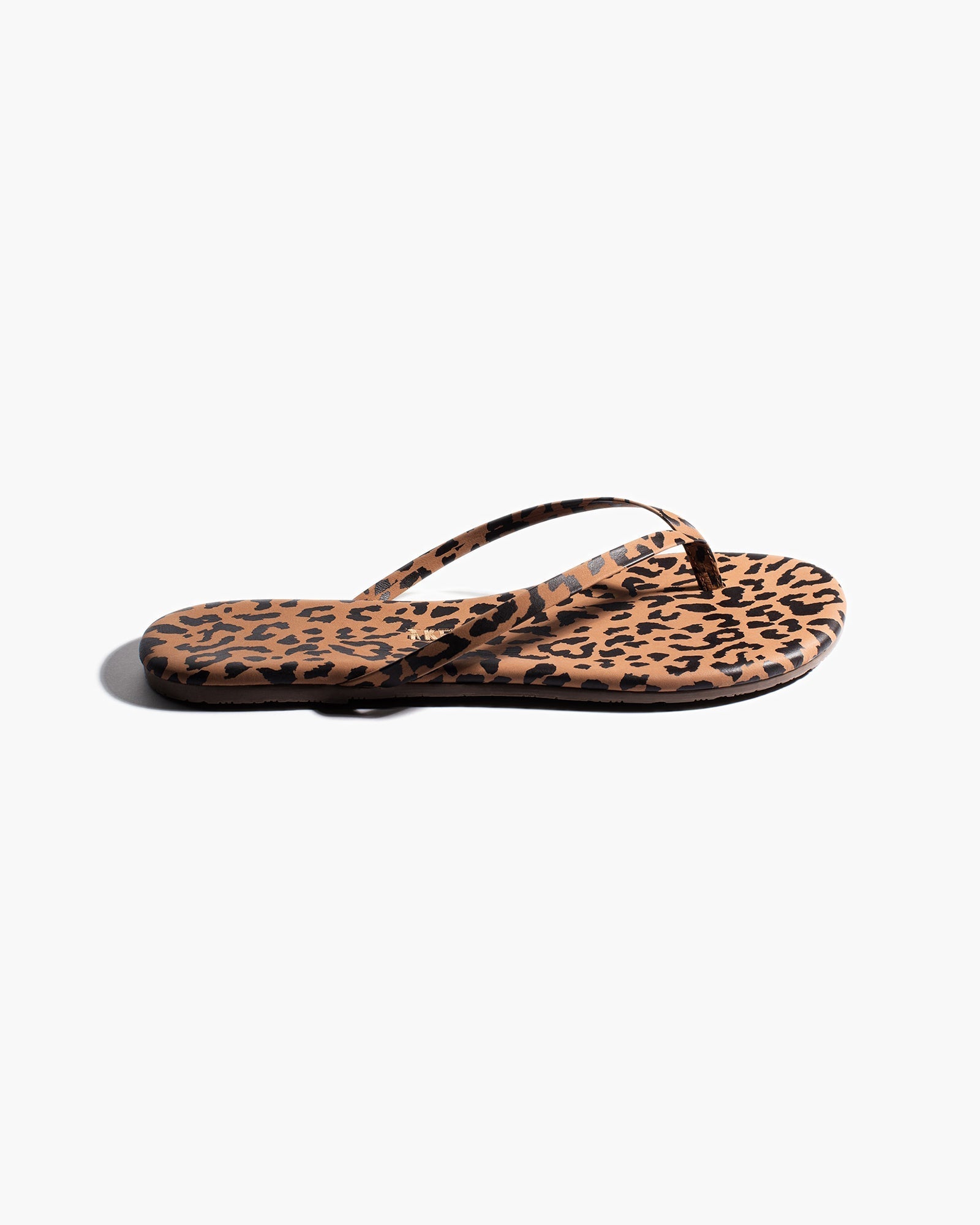 TKEES Lily Animal Flip Flops Damen Leopard | KXPJUYF-10