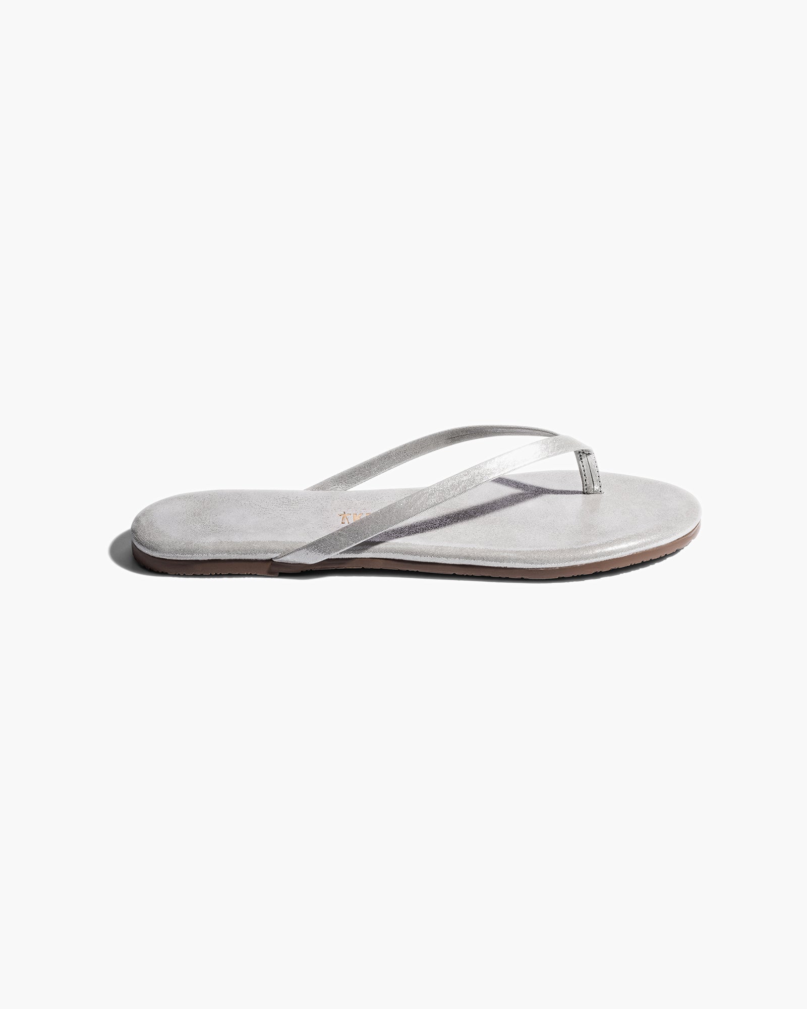 TKEES Lily Glitters Flip Flops Damen Weiß | IOGQYMZ-37