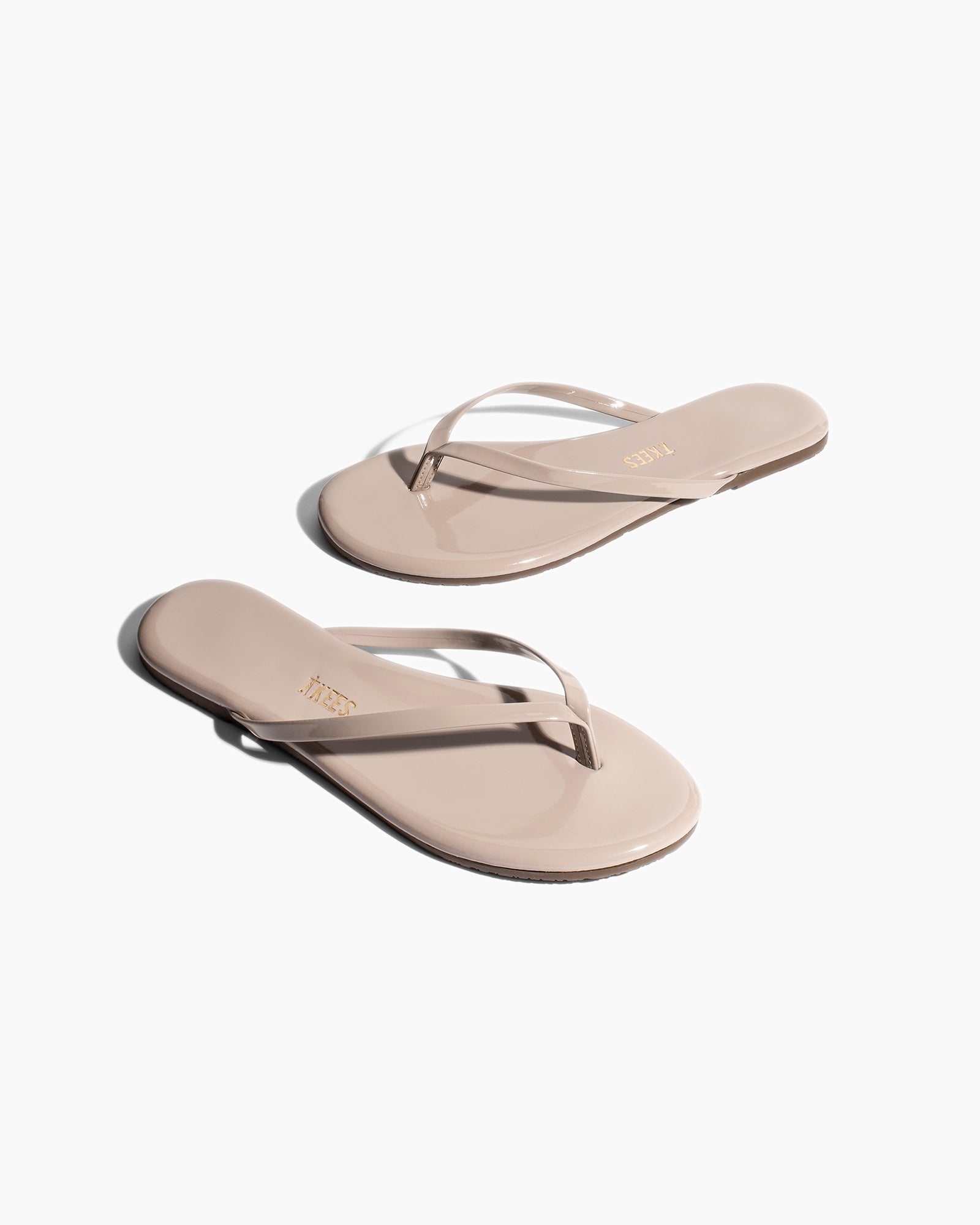 TKEES Lily Glosses Flip Flops Damen Rosa | VMAINDR-86