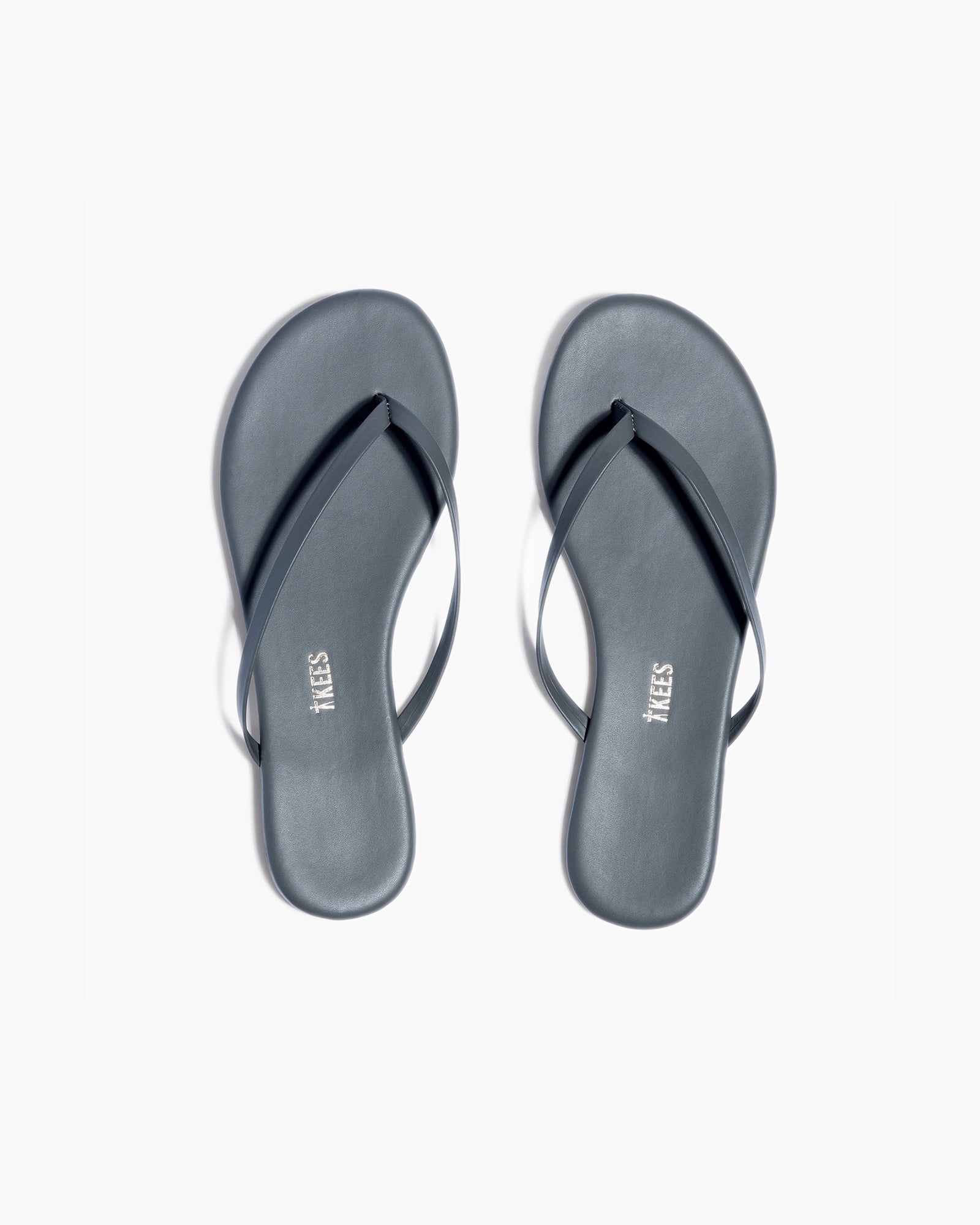 TKEES Lily Liners Flip Flops Damen Grau | YHXUCWK-18