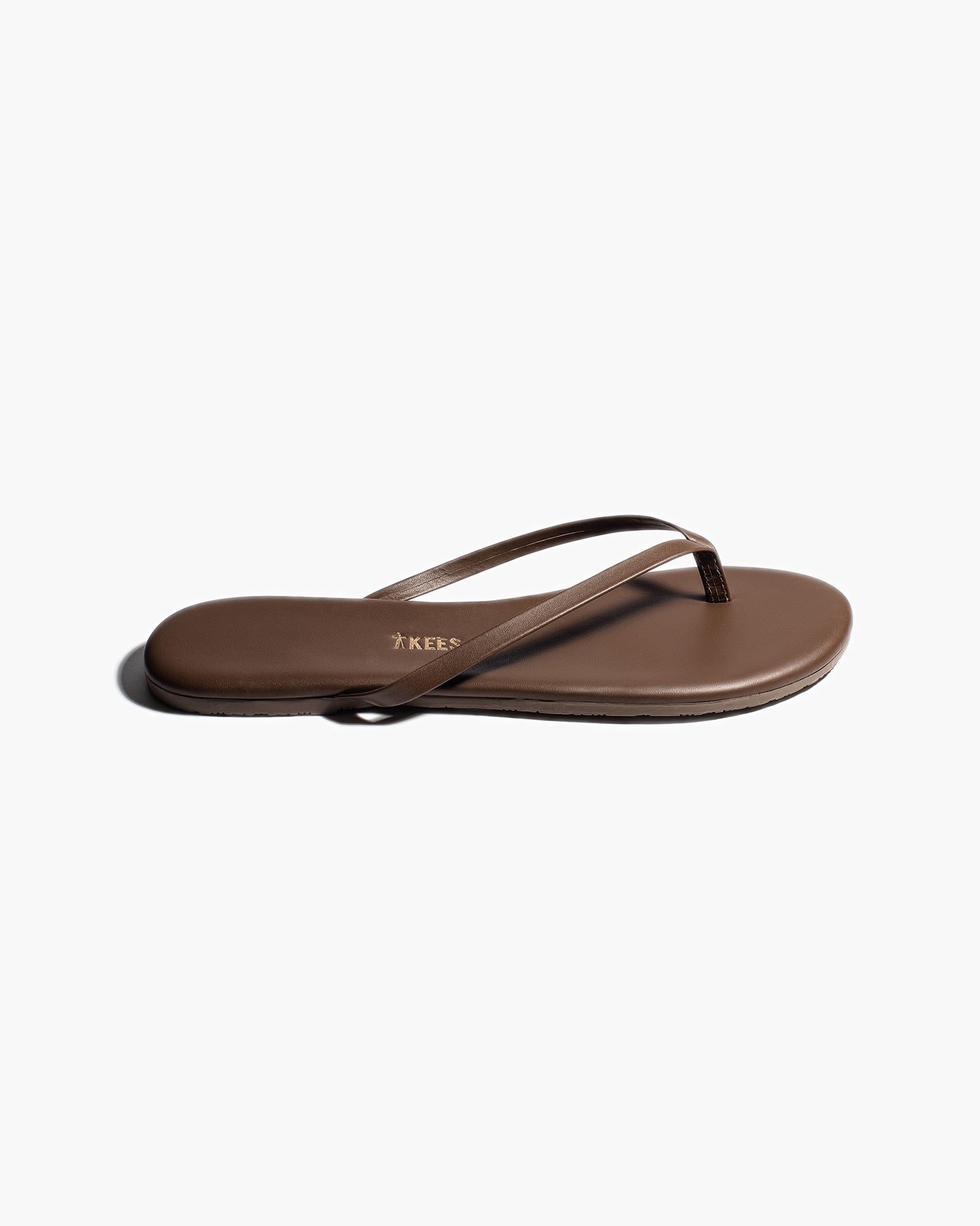 TKEES Lily Liners Flip Flops Damen Kaffee | IZPGVKU-32