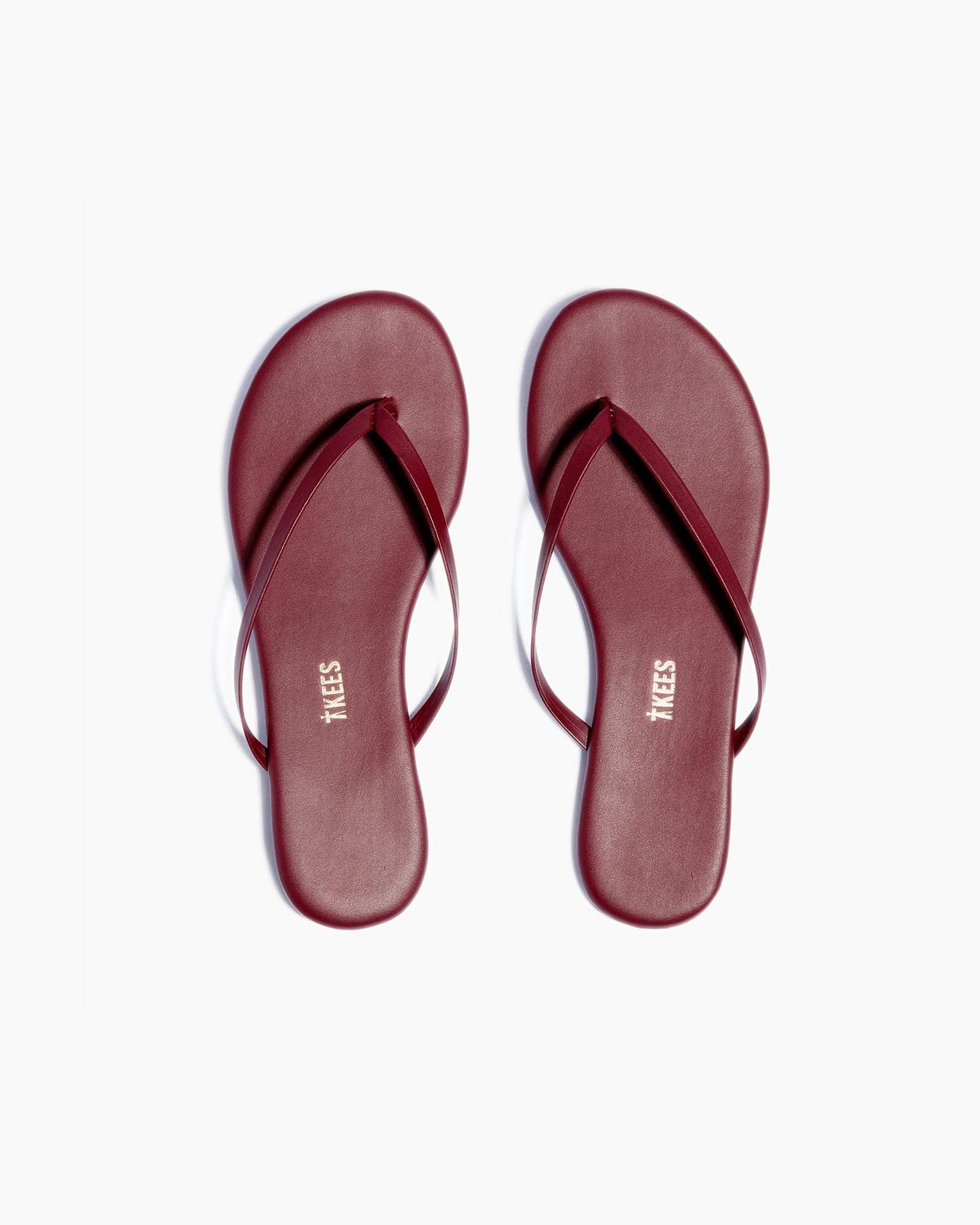 TKEES Lily Liners Flip Flops Damen Rot | QPCGWEI-13