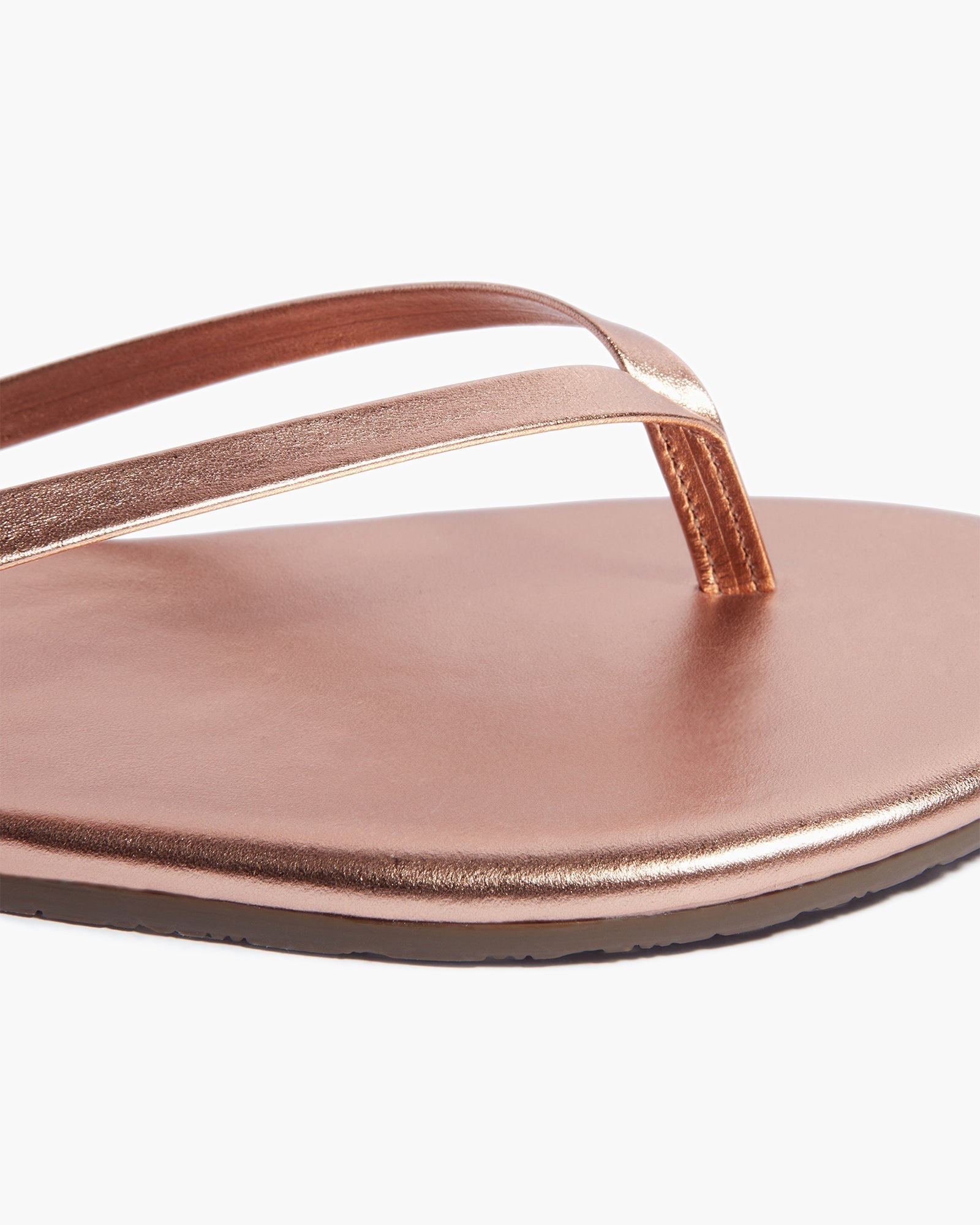 TKEES Lily Metallics Flip Flops Damen Rosa | DIPUZKE-25