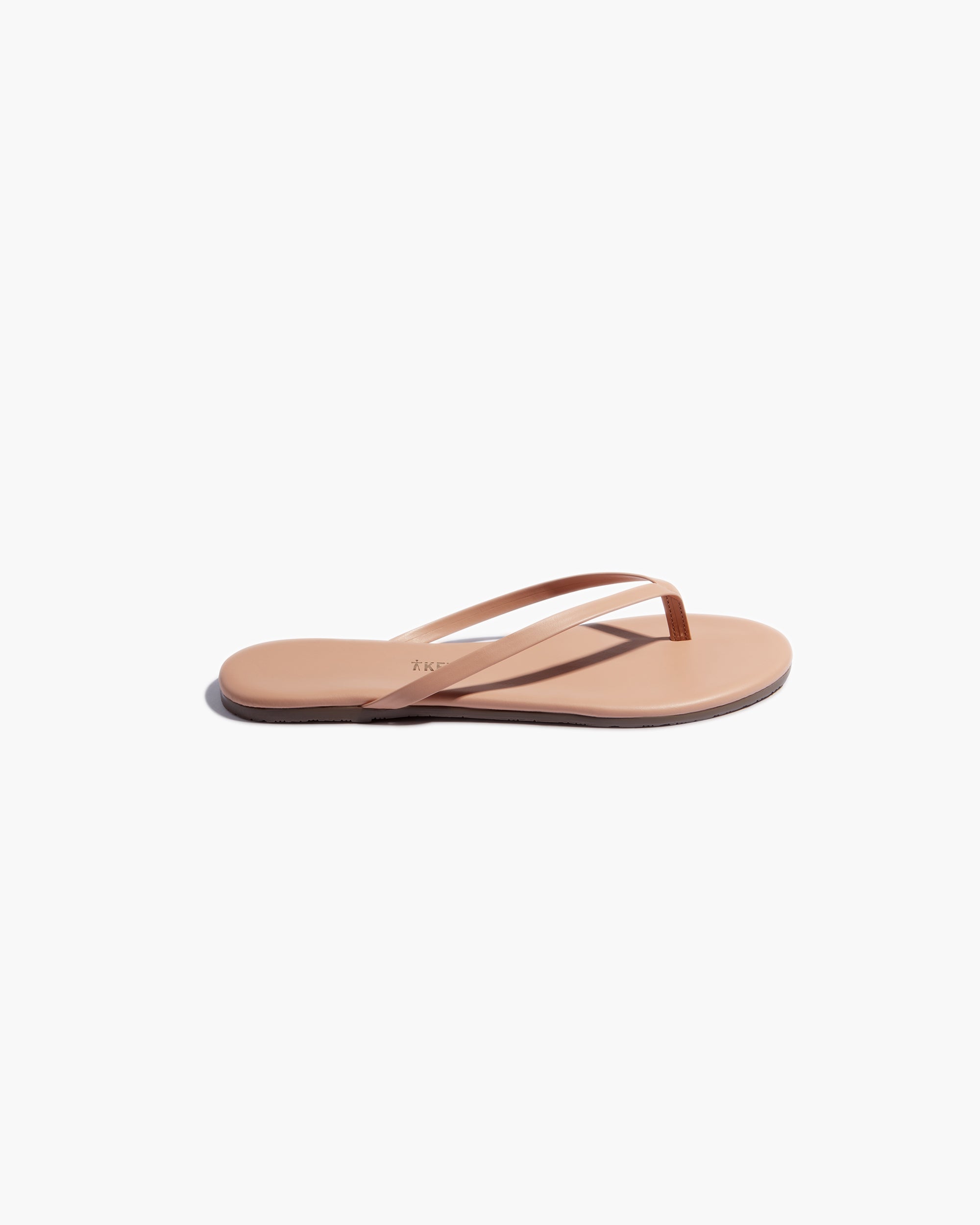 TKEES Lily Nudes Flip Flops Damen Beige | NQIDEXT-75