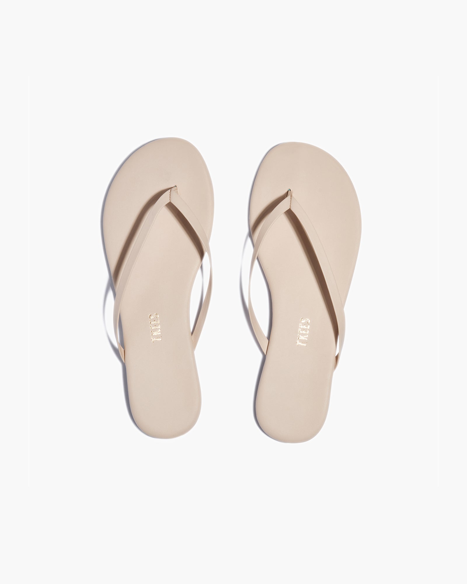 TKEES Lily Nudes Flip Flops Damen Beige | RTXPZIS-62