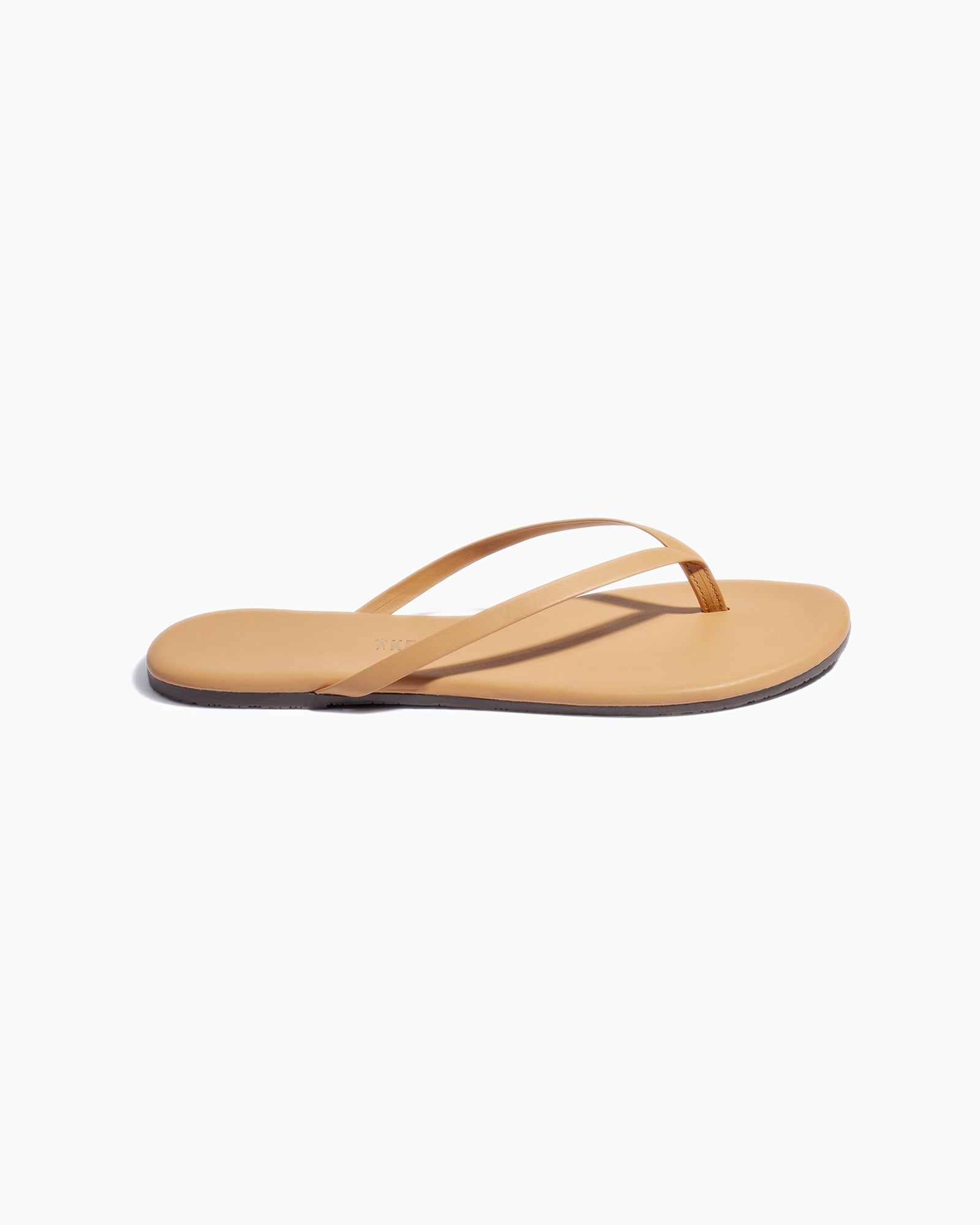 TKEES Lily Nudes Flip Flops Damen Braun | GATFQDV-03