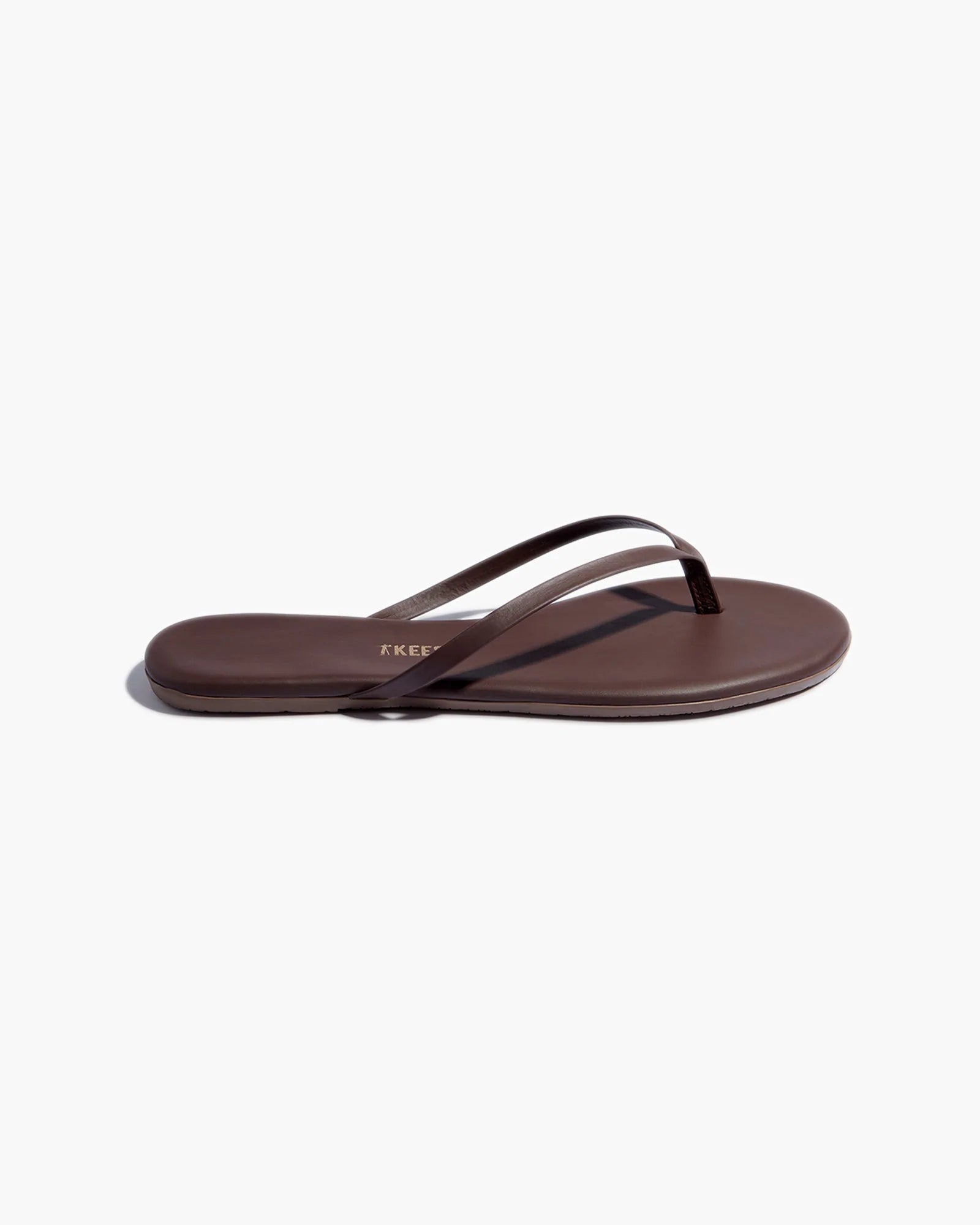 TKEES Lily Nudes Flip Flops Damen Braun | IZONKTV-91