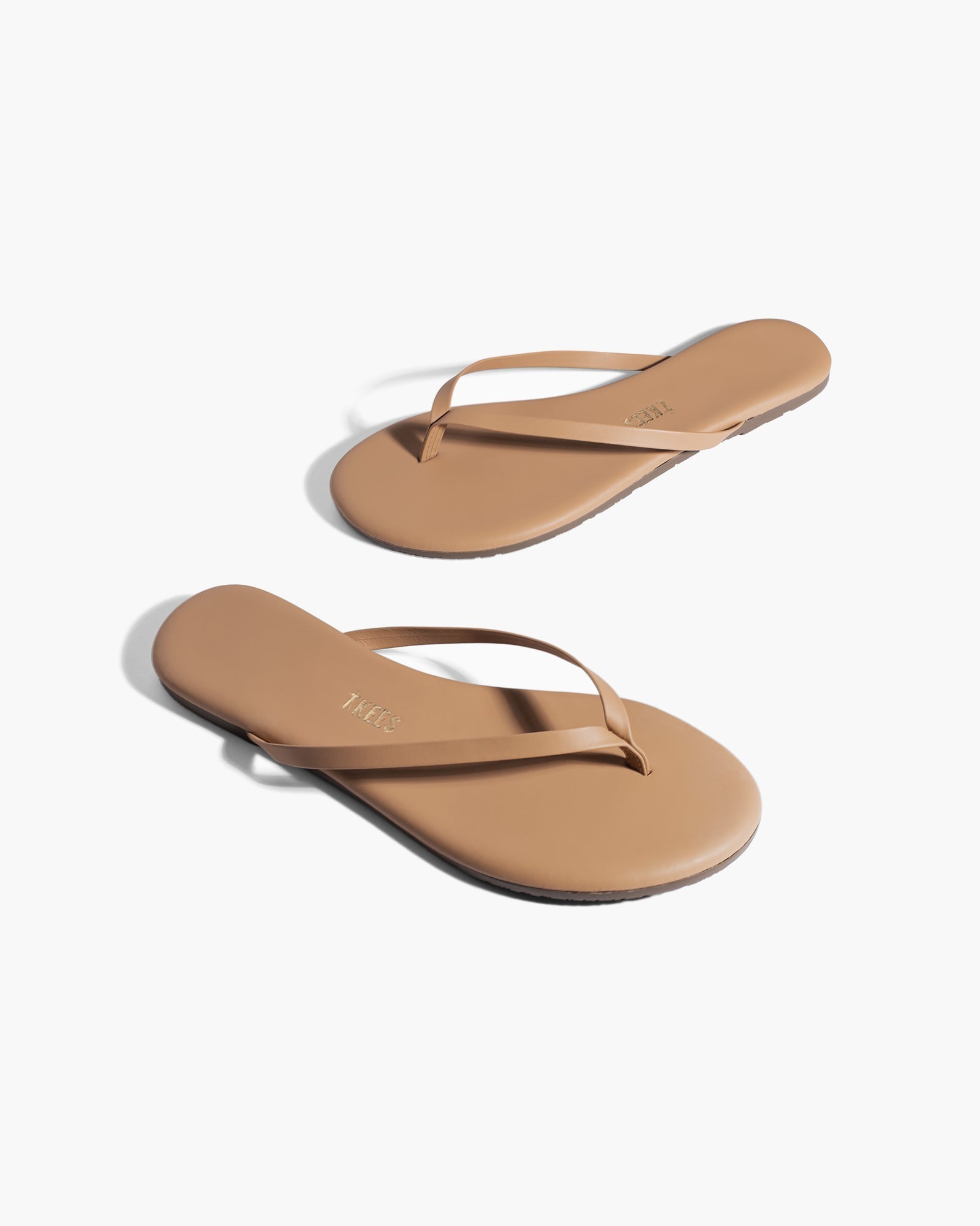 TKEES Lily Nudes Flip Flops Damen Braun | MKDIOJC-21