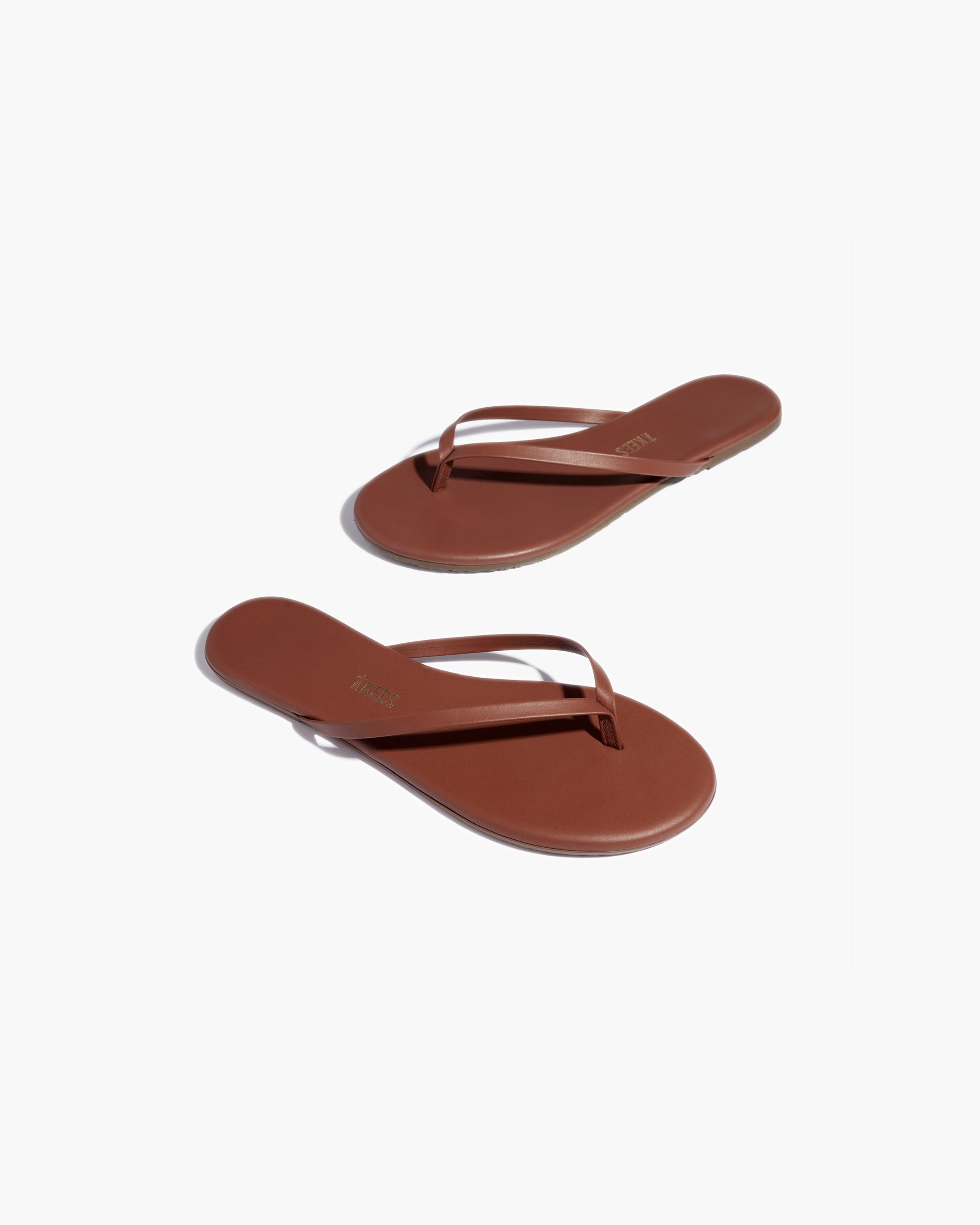 TKEES Lily Nudes Flip Flops Damen Braun | NEULRJX-30