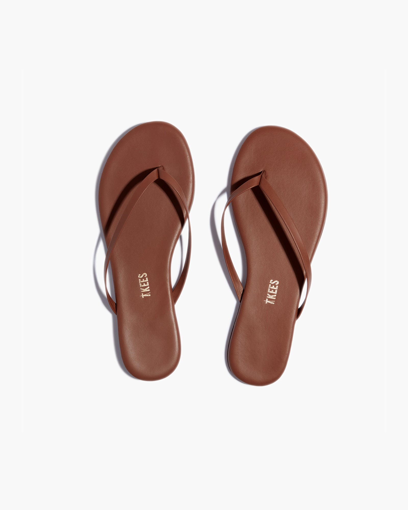 TKEES Lily Nudes Flip Flops Damen Braun | NEULRJX-30