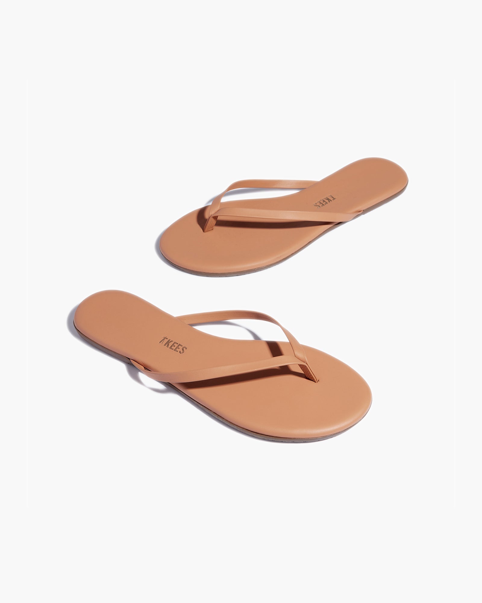 TKEES Lily Nudes Flip Flops Damen Rosa | FZOKGNB-42