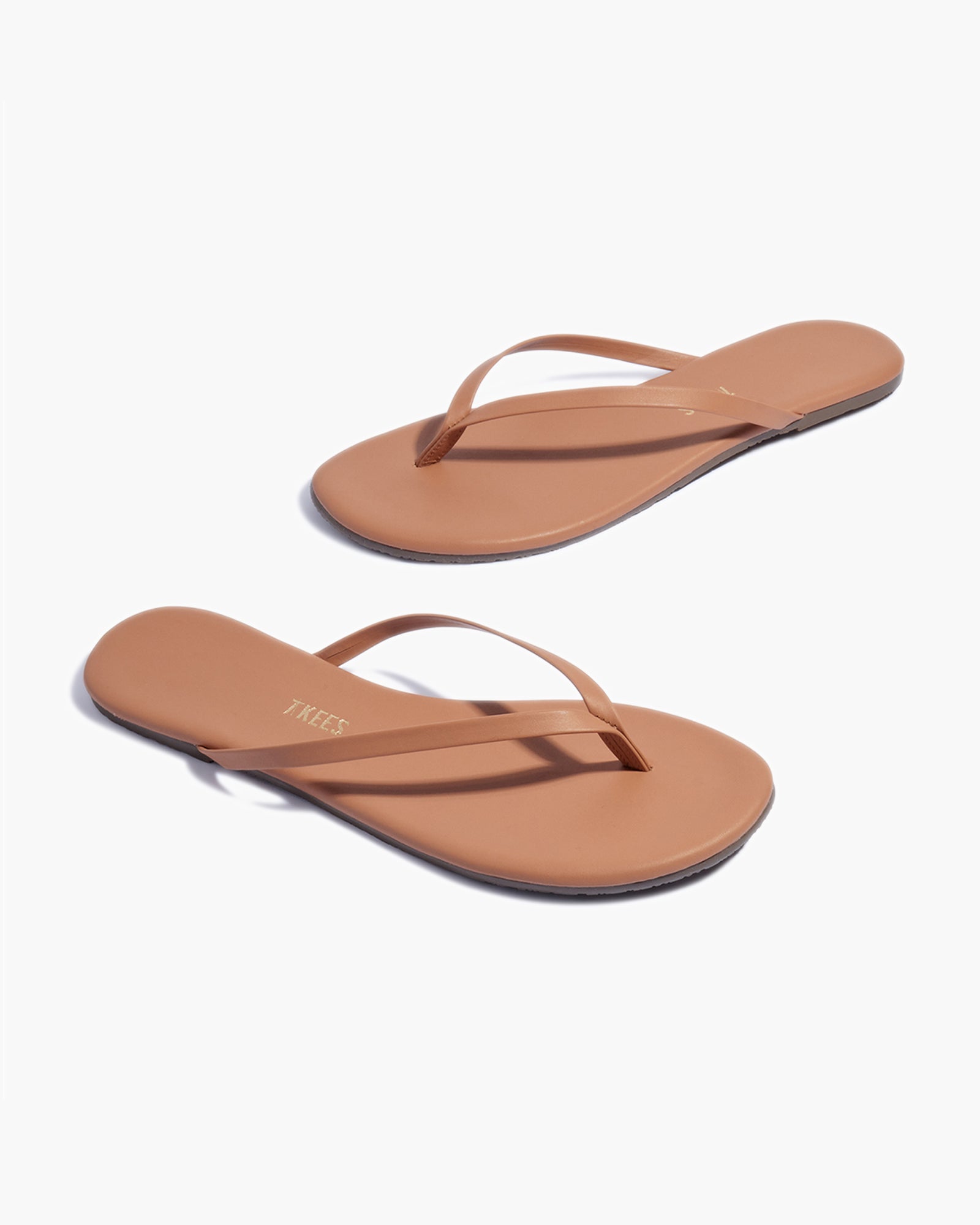 TKEES Lily Nudes Flip Flops Damen Rosa | IHKQXJC-42