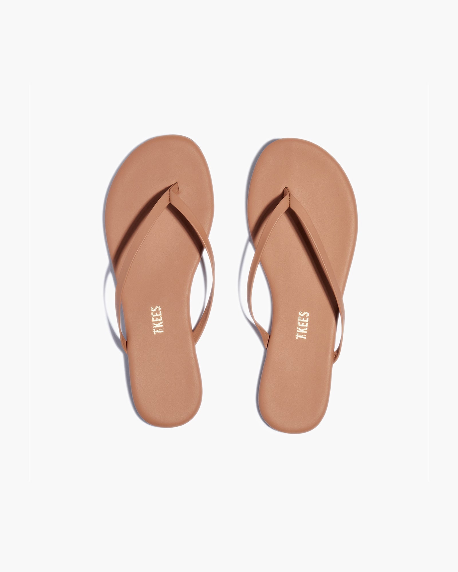 TKEES Lily Nudes Flip Flops Damen Rosa | IHKQXJC-42