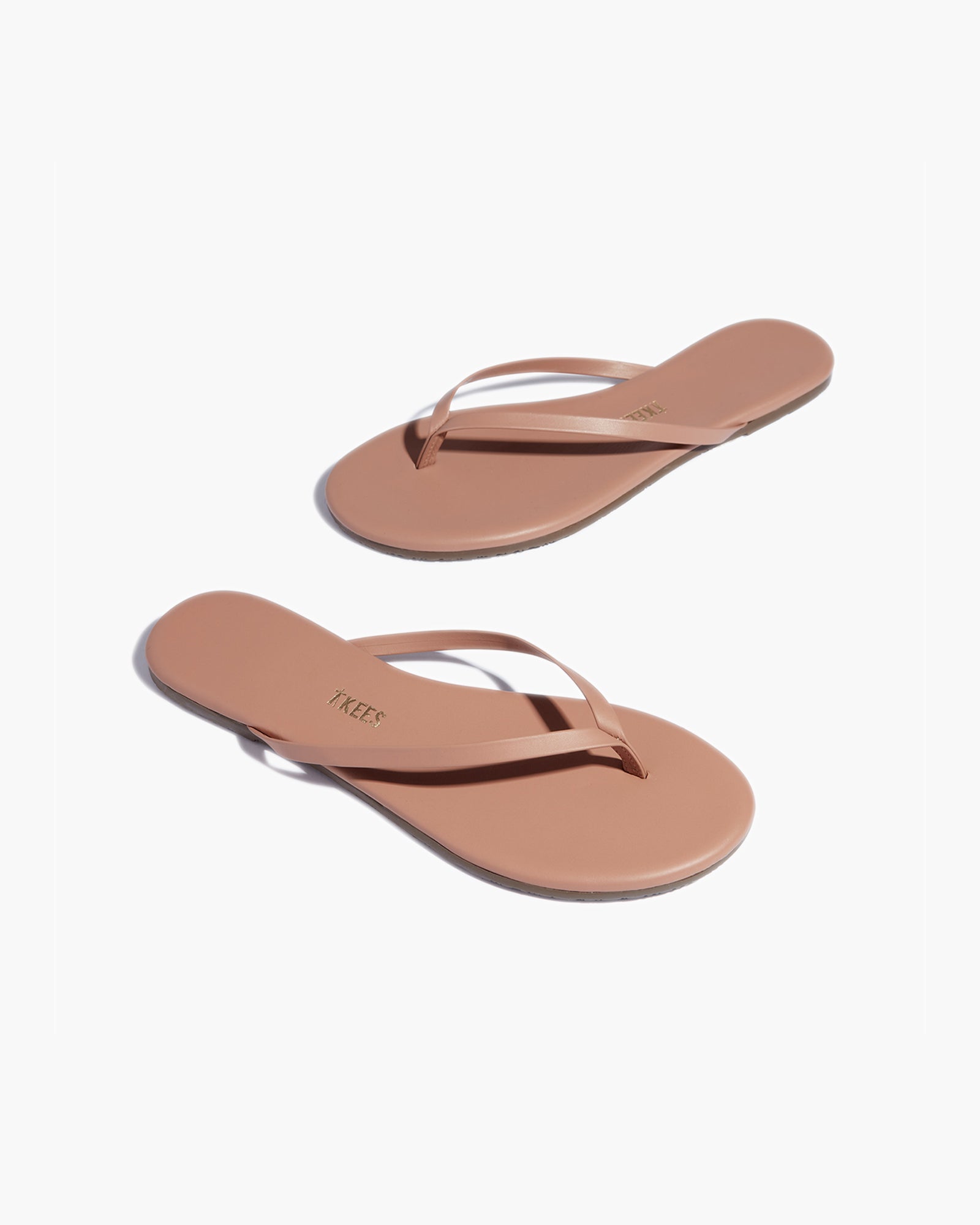 TKEES Lily Nudes Flip Flops Damen Rosa | XAVTLMG-56