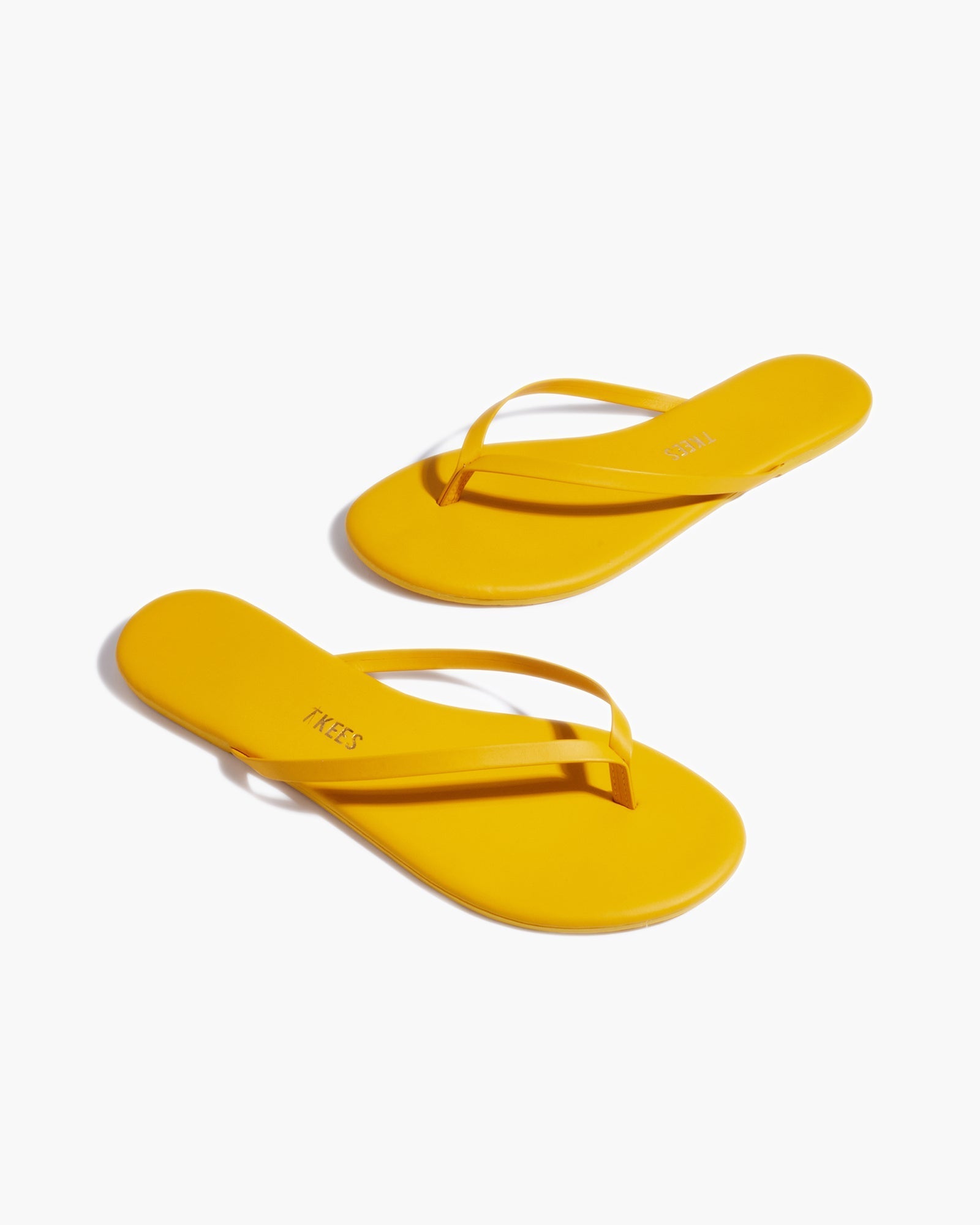 TKEES Lily Pigments Flip Flops Damen Gelb | JVTLRDN-07