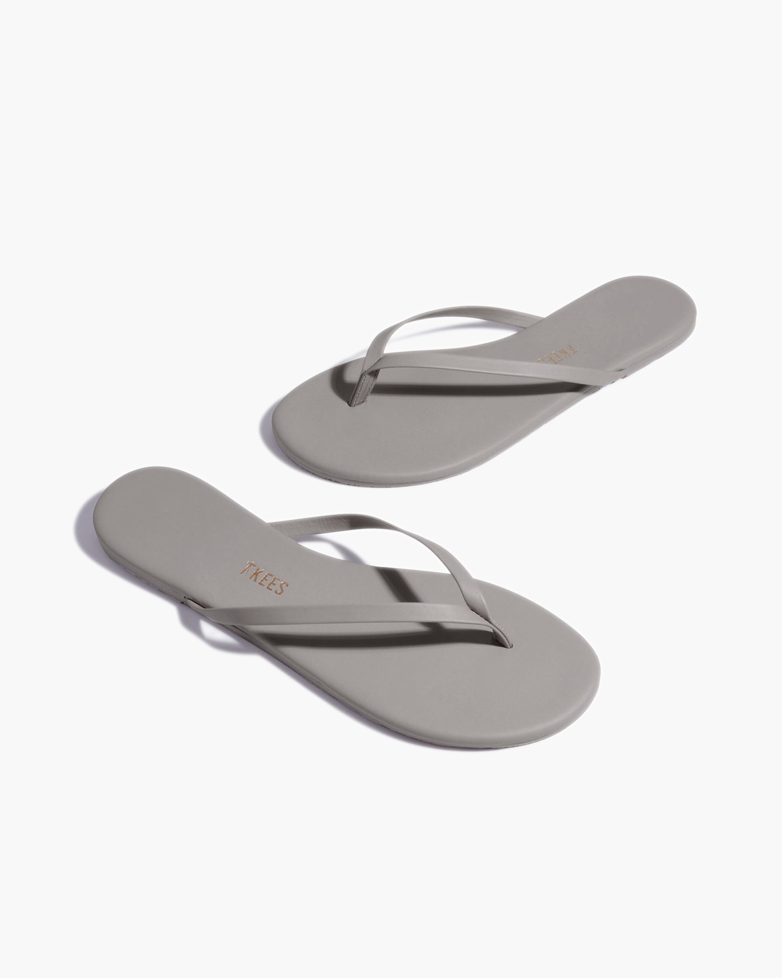 TKEES Lily Pigments Flip Flops Damen Grau | QWNFKEC-85