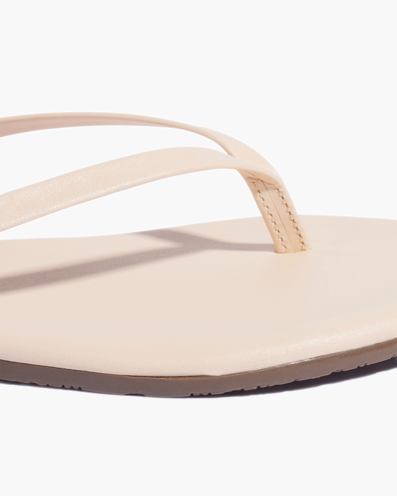 TKEES Lily Shimmers Flip Flops Damen Beige | NDWIGMU-56