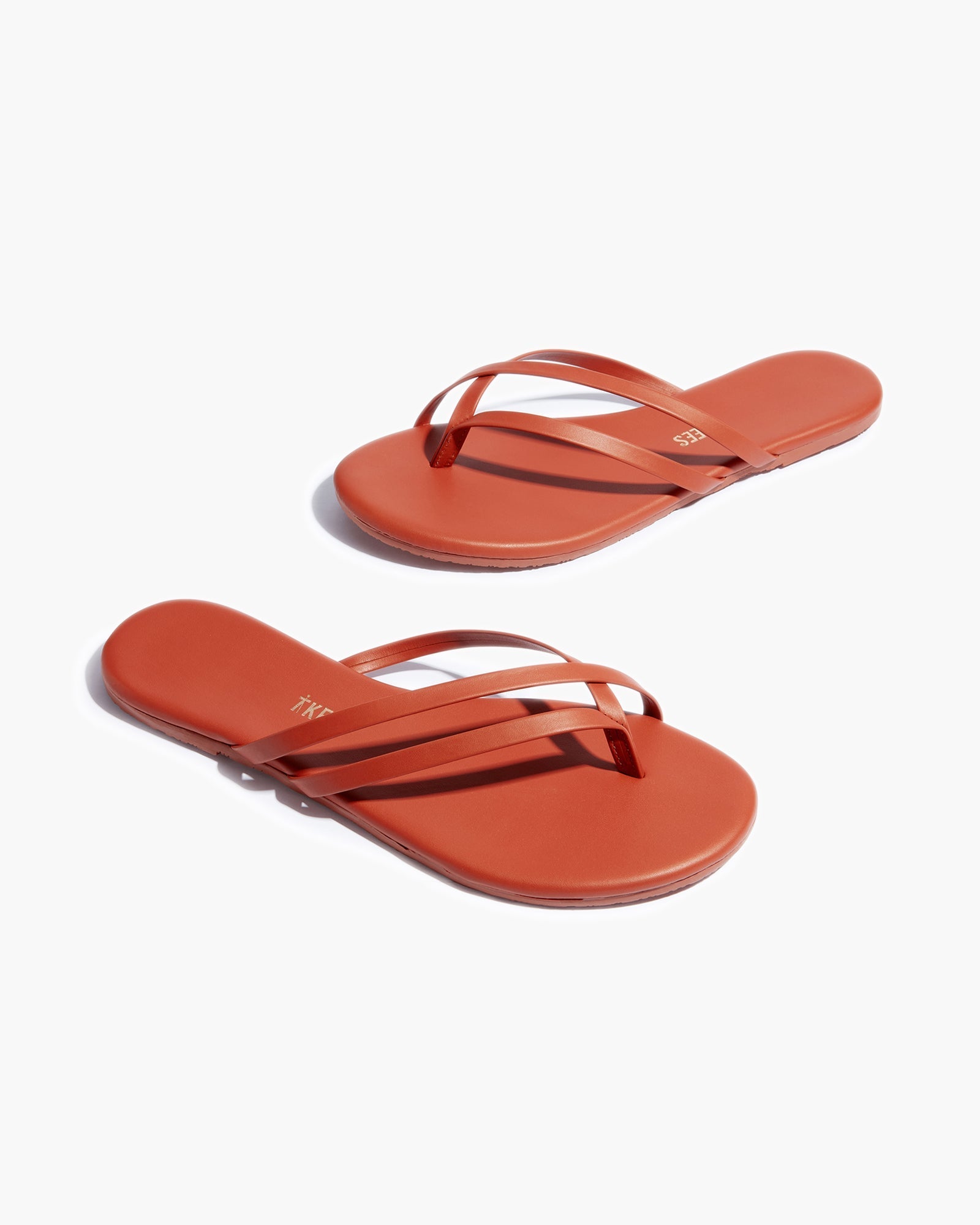 TKEES Liri Flip Flops Damen Rot | JLTEUCZ-20