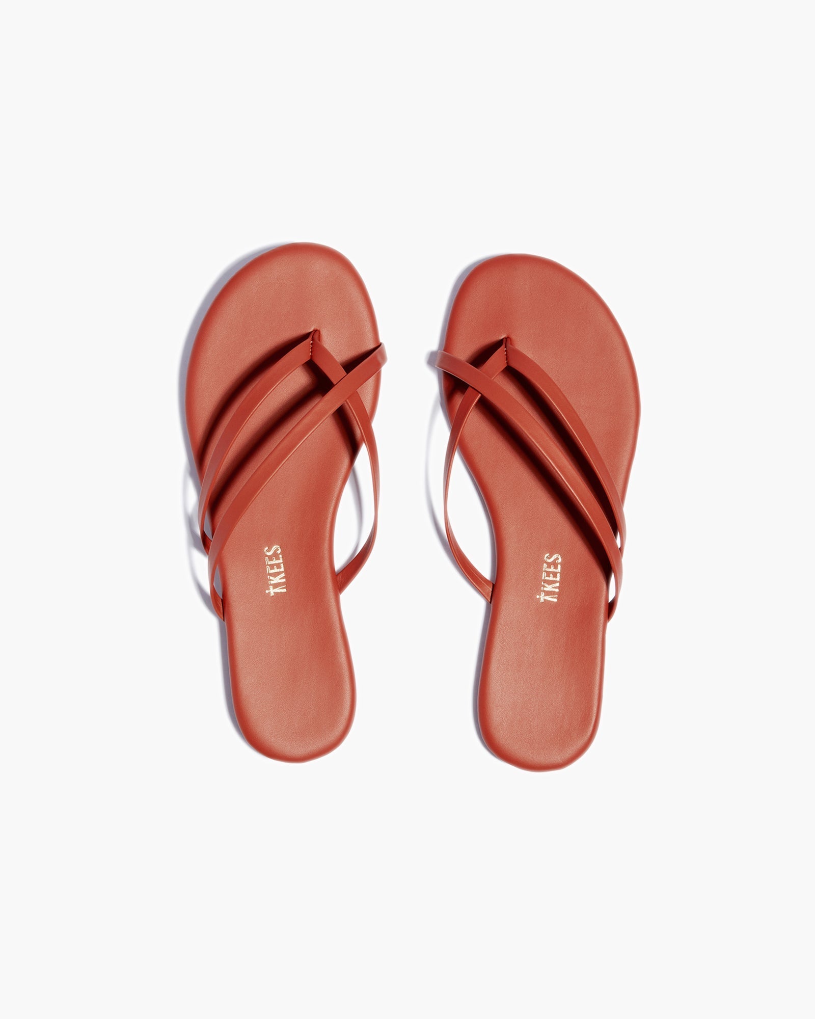 TKEES Liri Flip Flops Damen Rot | JLTEUCZ-20