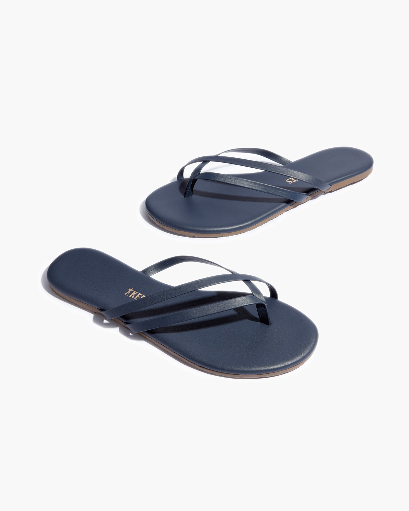 TKEES Liri Flip Flops Damen Schwarz | WGBXHJN-53