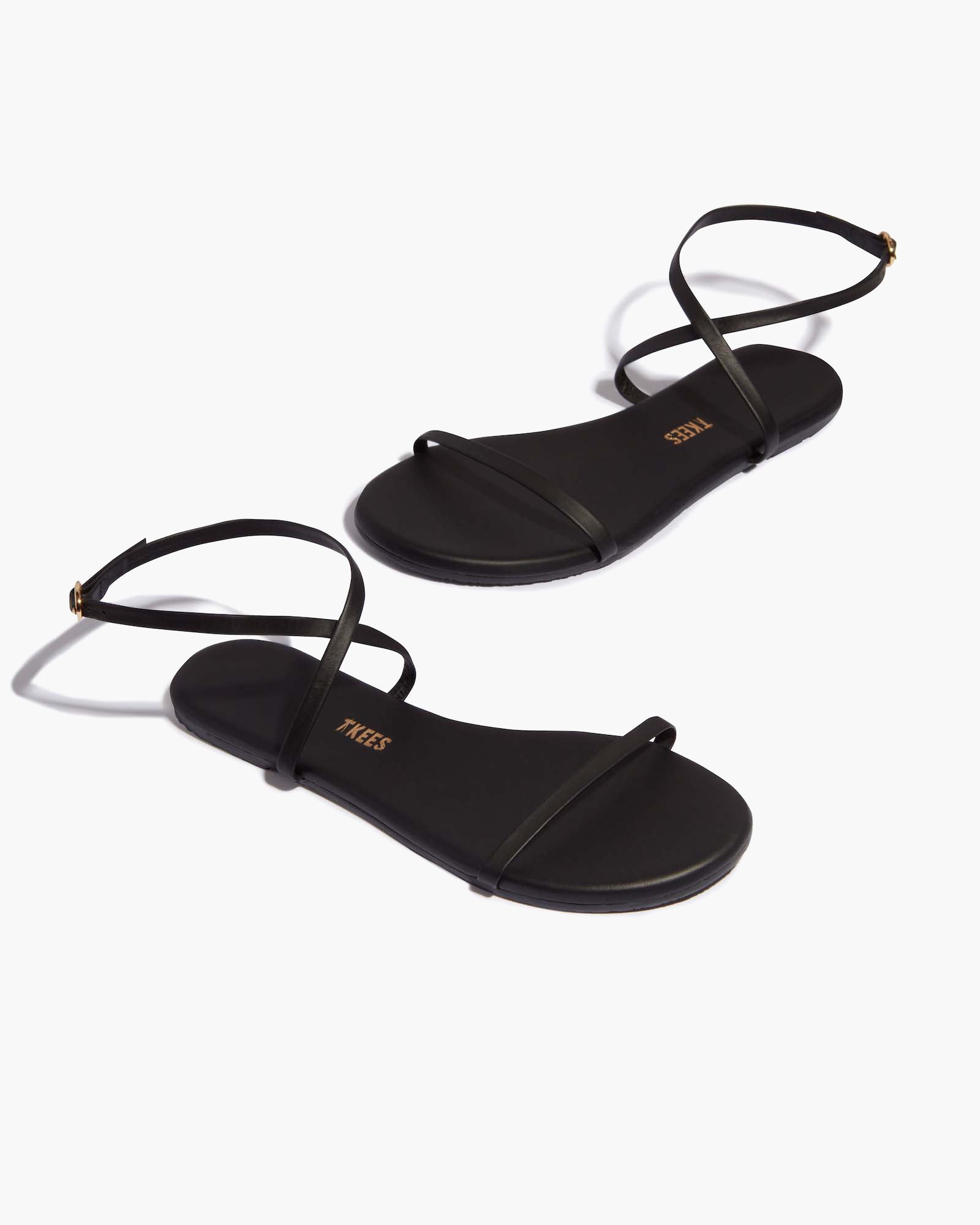 TKEES MJ Sandalen Damen Schwarz | STQAYHW-78