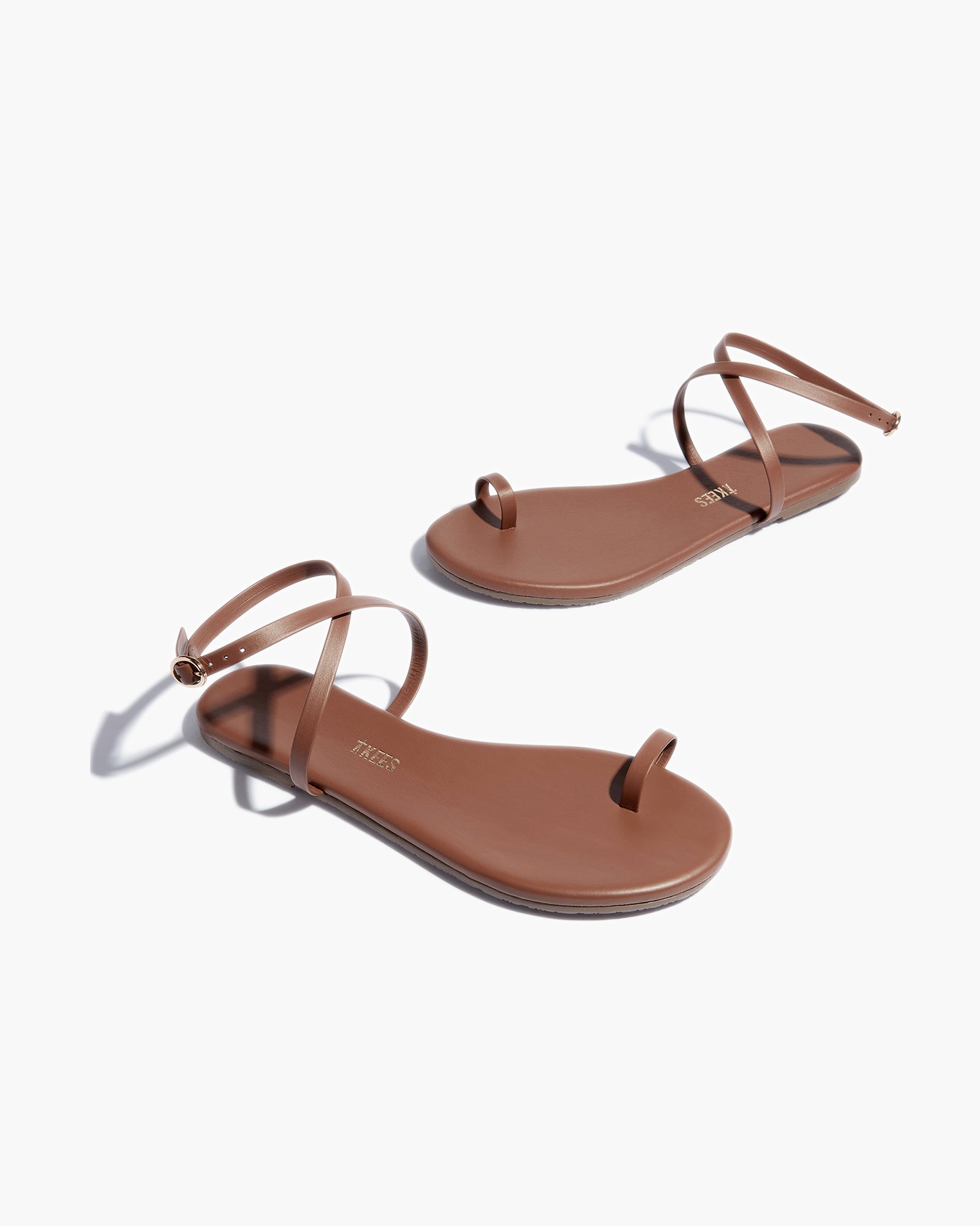 TKEES Phoebe Sandalen Damen Braun | VTYSPMD-64