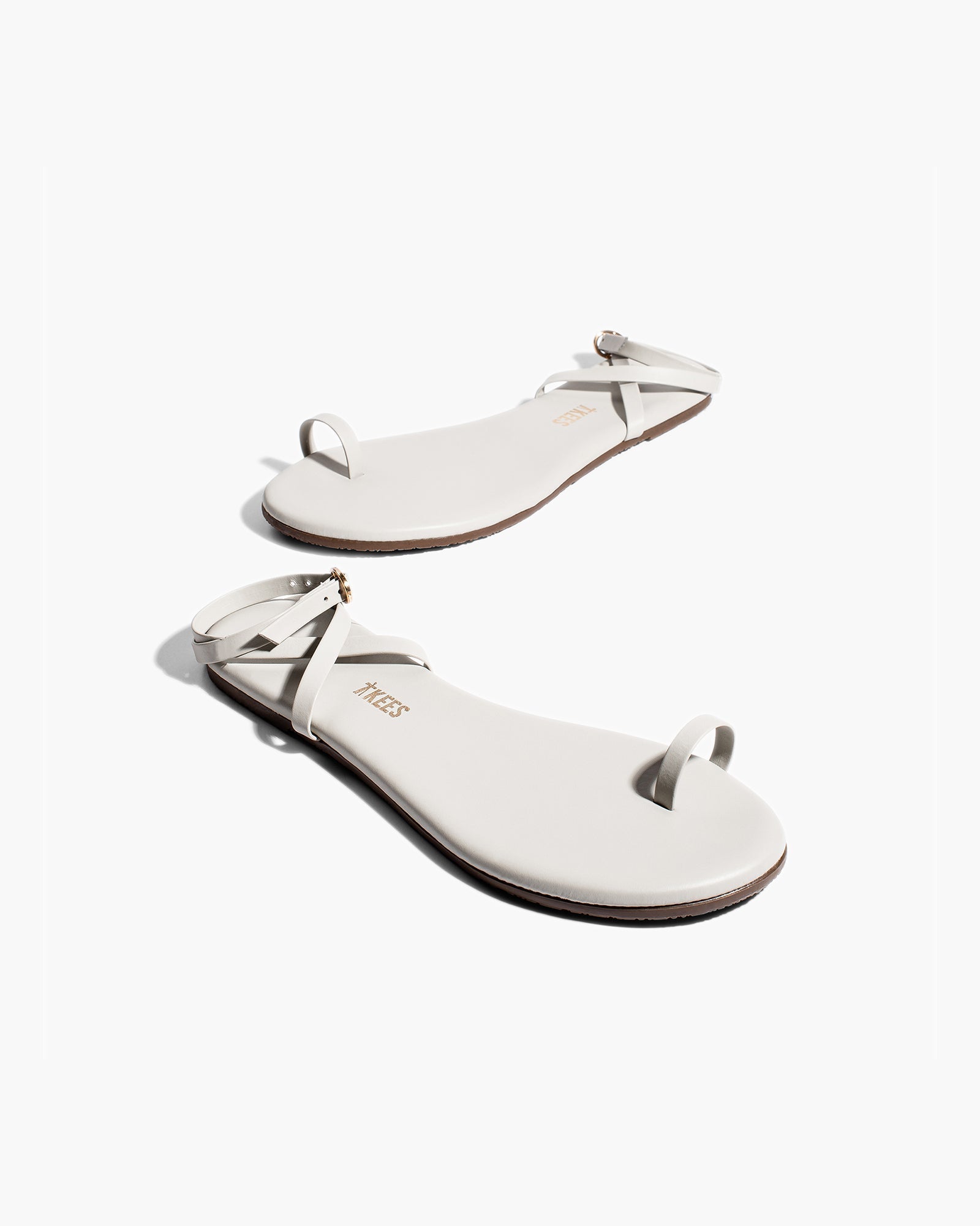 TKEES Phoebe Sandalen Damen Grau | BNYLWIA-20