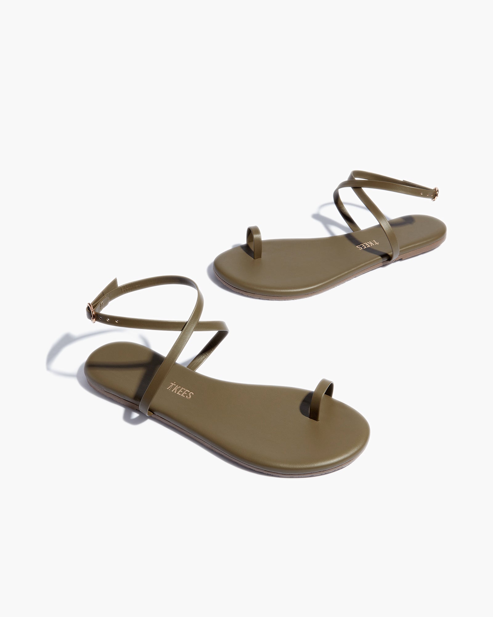 TKEES Phoebe Sandalen Damen Grün | BNTSVHX-43