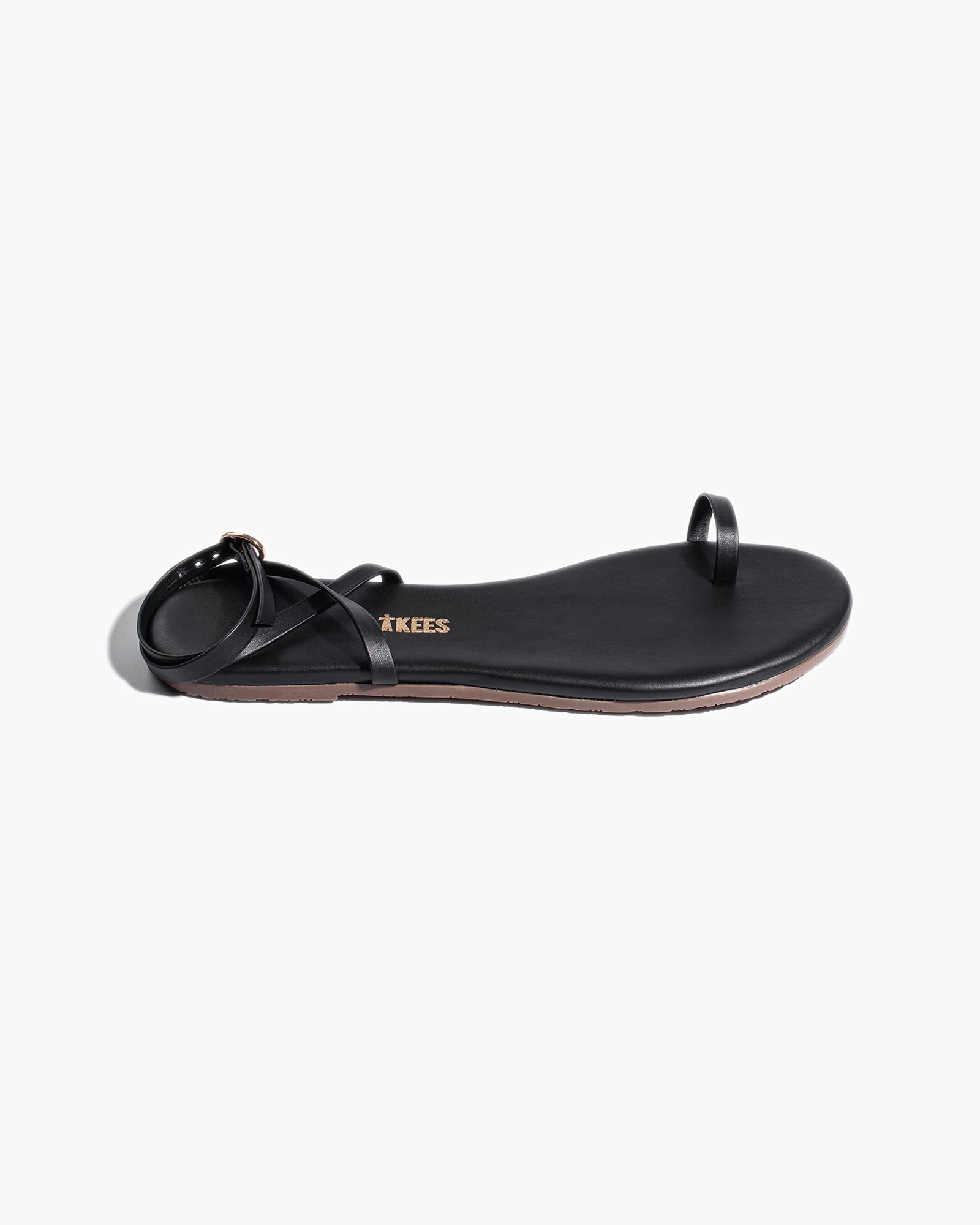 TKEES Phoebe Sandalen Damen Schwarz | IWBLGFX-36