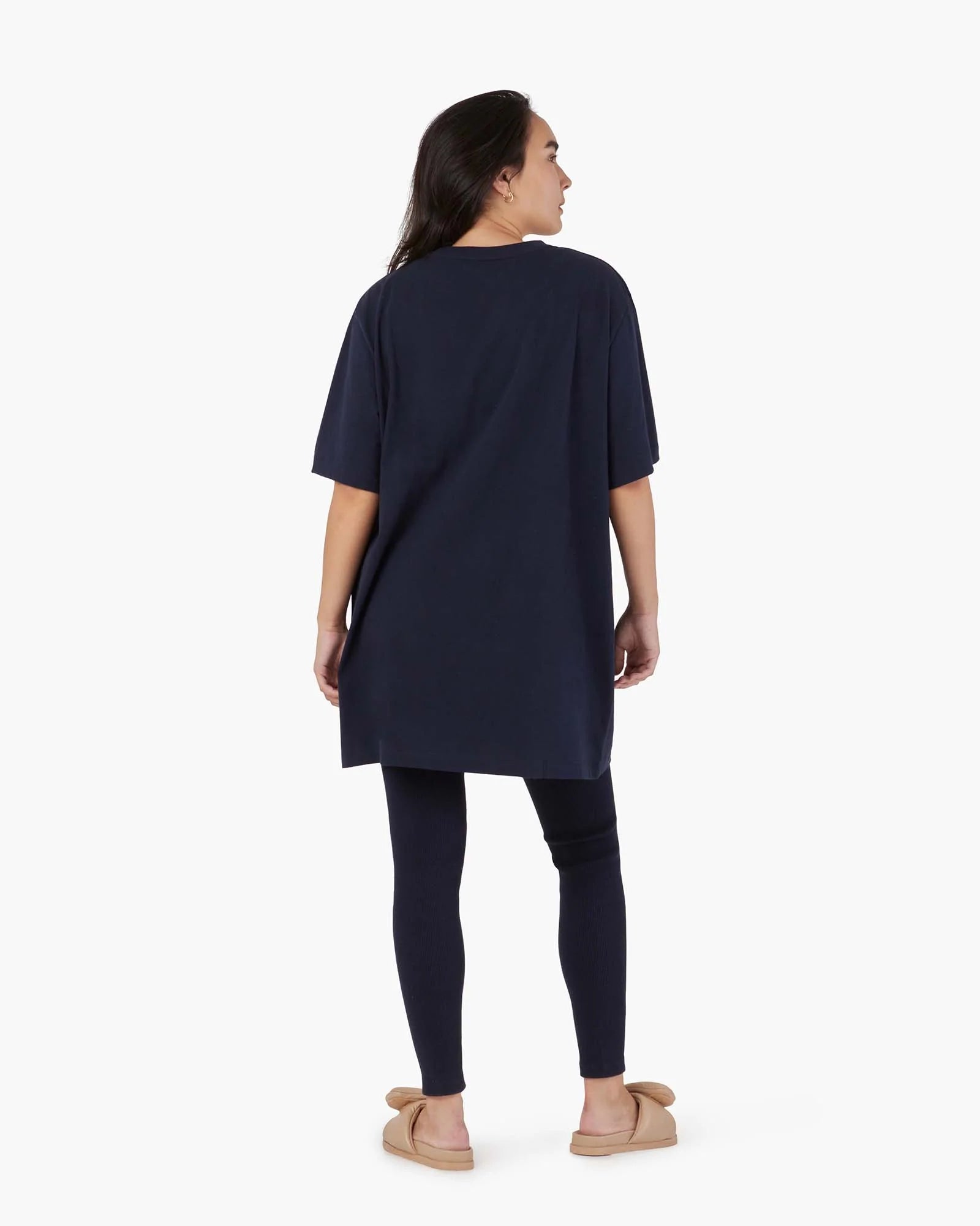 TKEES Rider Leggings Damen Navy | GZBRMOX-28