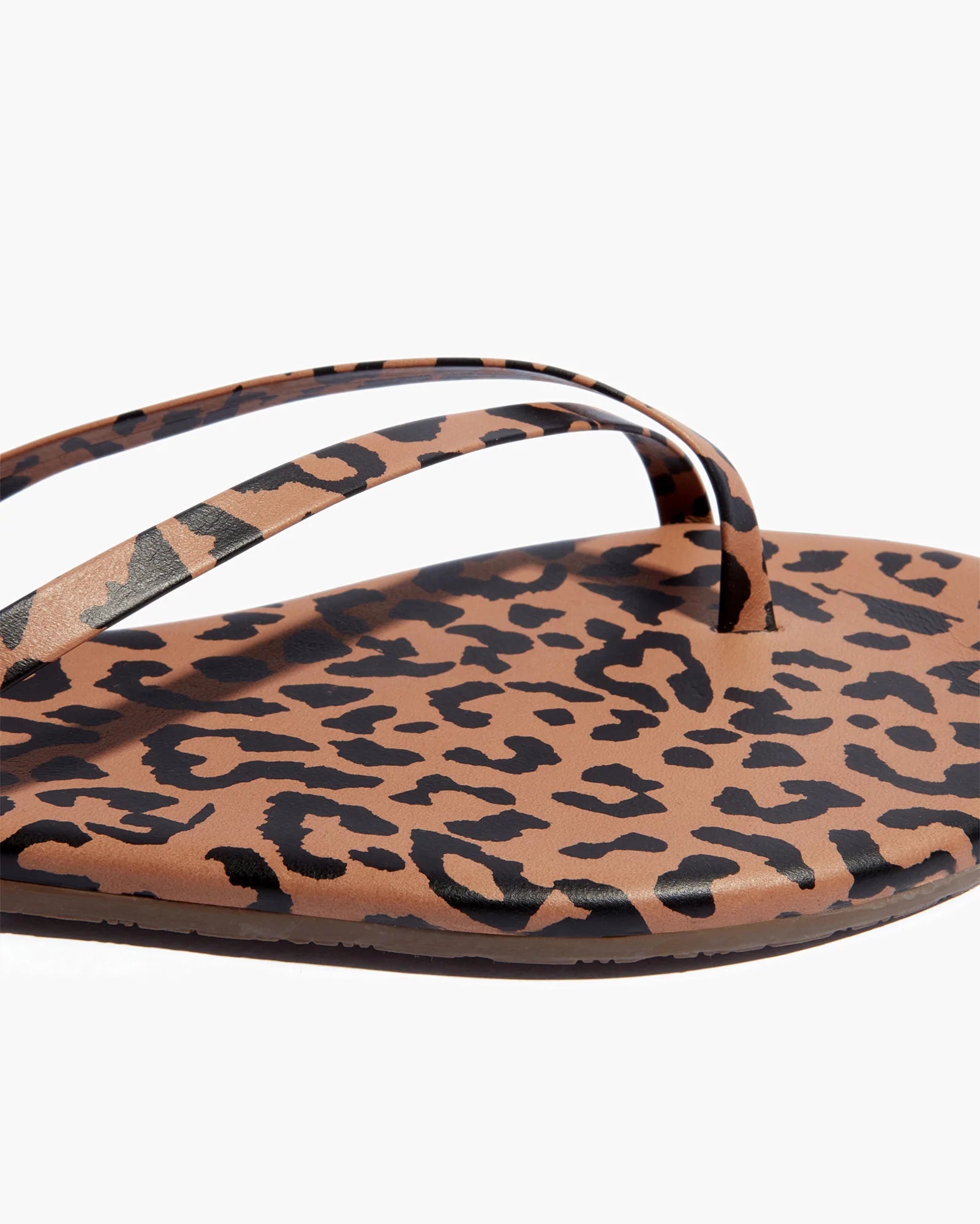 TKEES Riley Animal Sandalen Damen Leopard | VACRWFM-70